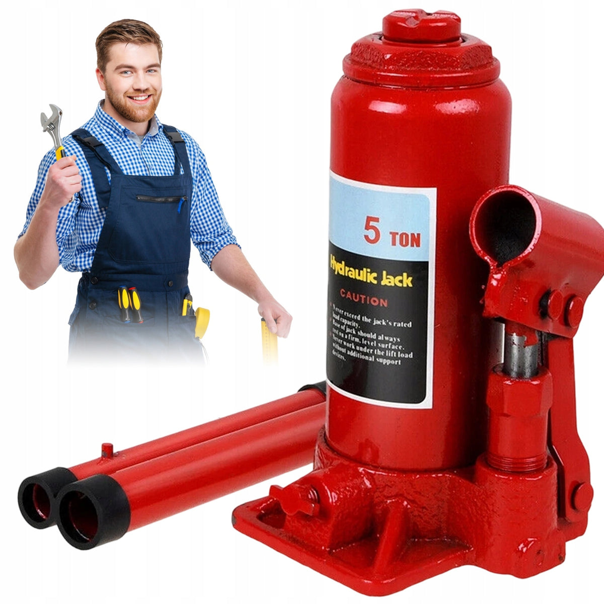 CAR LIFT 180-350 MM POST HYDRAULIC JACK VALVE 5 TONS Brand no brand