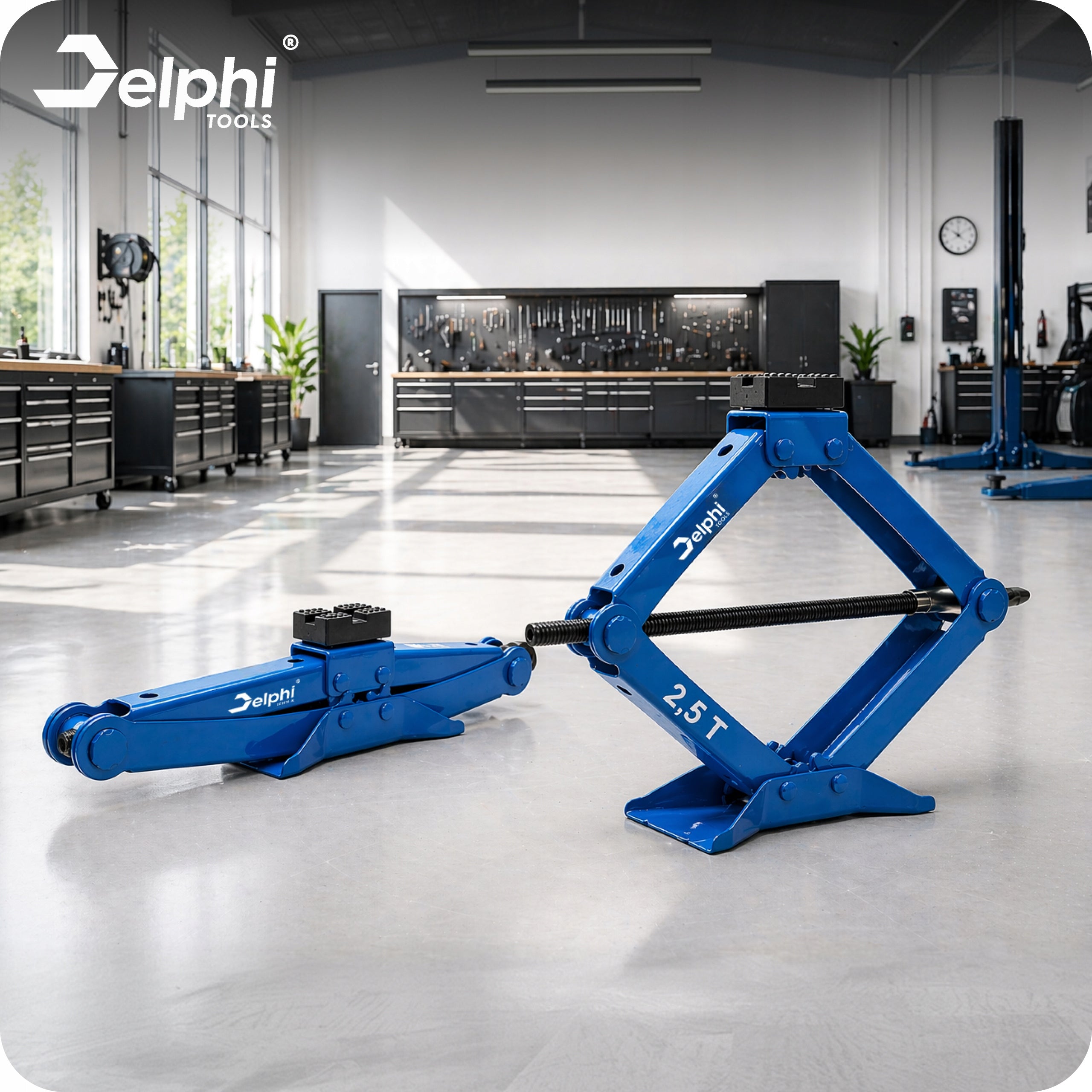 CAR LIFT 2,5T TRAPEZOIDAL STRONG LEVER FOR WHEEL REPLACEMENT 2500kg Product weight with unit packaging 2.5 kg