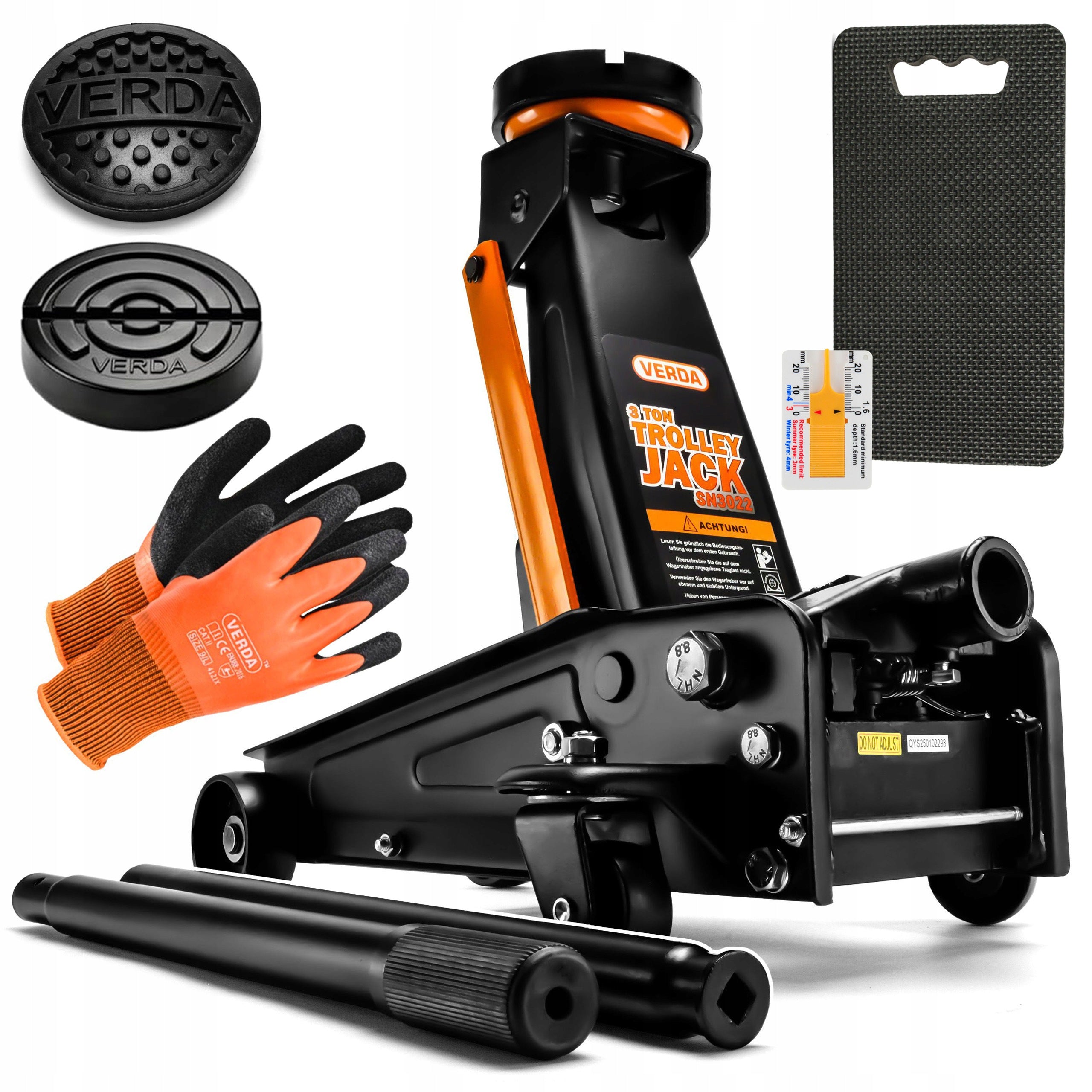 CAR LIFT 3 TONS HYDRAULIC LOW PROFILE FROG 3T JACK