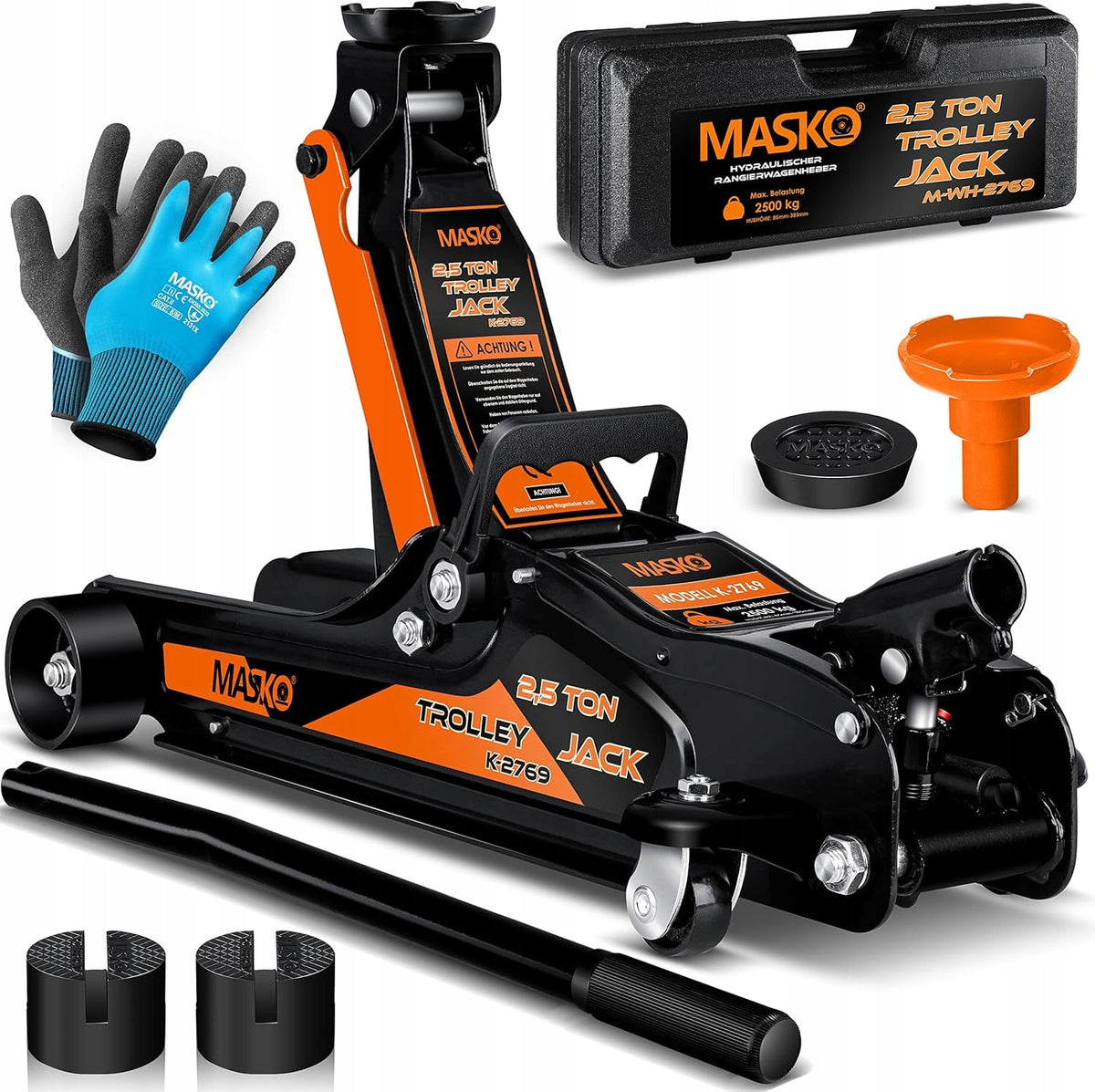 CAR LIFT FLAT FROG JACK 2,5T + SUITCASE