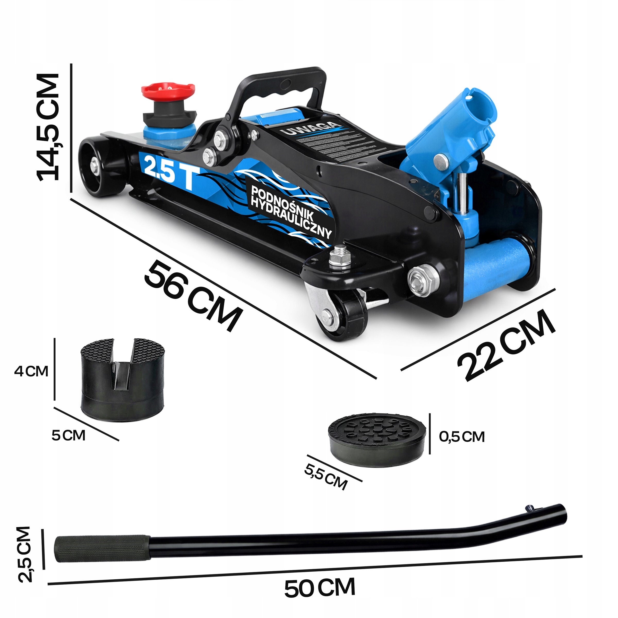CAR LIFT FROG 2,5T LOW PROFILE 85-380MM STRONG Brand no brand