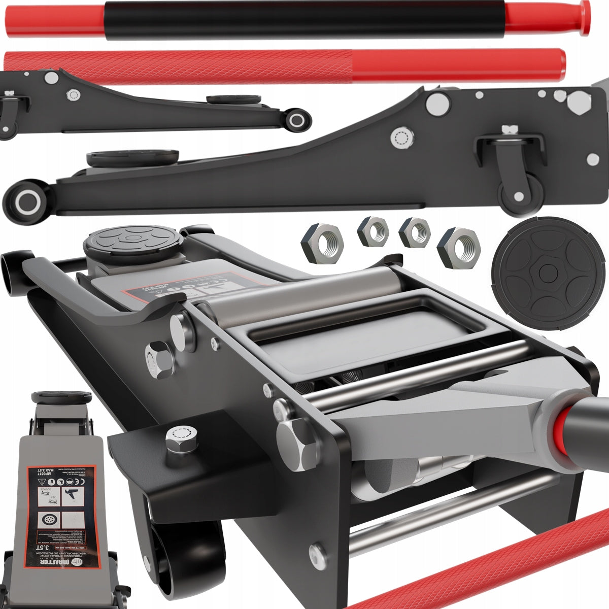 CAR LIFT HYDRAULIC FROG 3,5T JACK LOW PROFILE MP0517