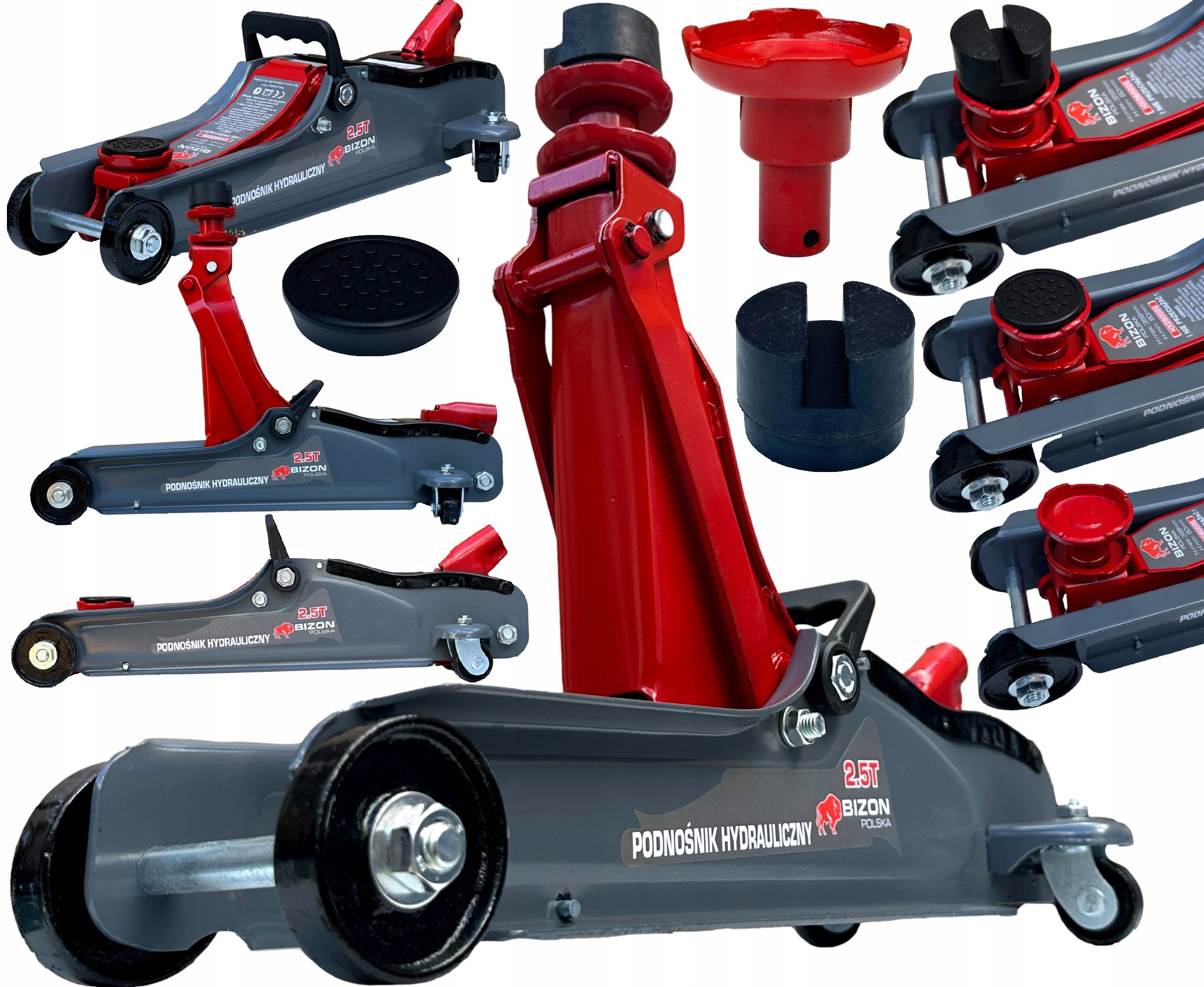 CAR LIFT HYDRAULIC FROG LEVER 2500KG 2,5T 85-390mm BISON