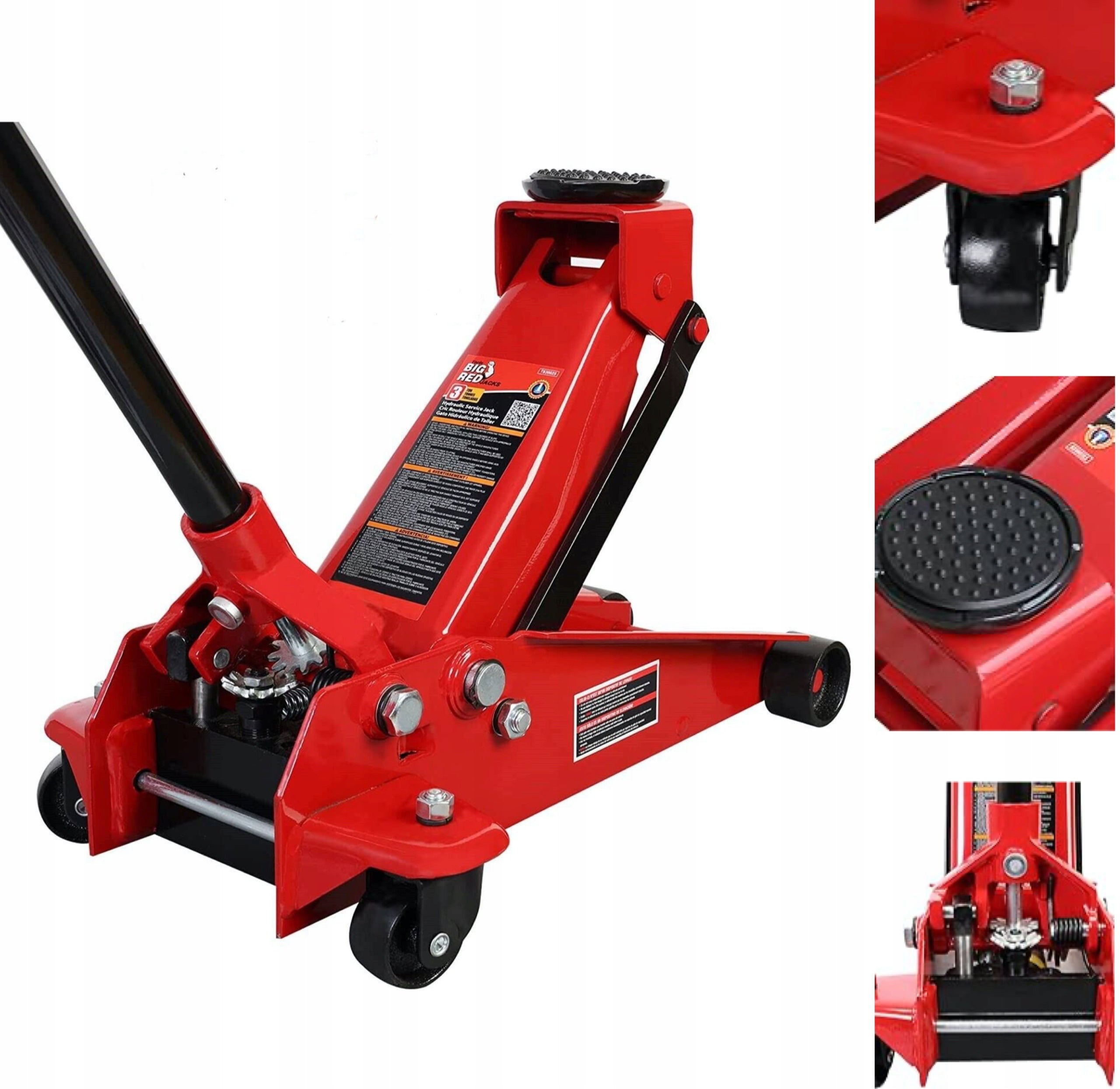 CAR LIFT HYDRAULIC JACK FROG 3,5T RUBBER STRONG SOLID EAN (GTIN) 5907057089956