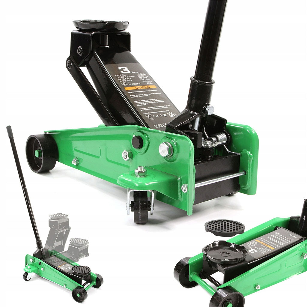 CAR LIFT HYDRAULIC LOW PROFILE FROG 3 TONS JACK 3T