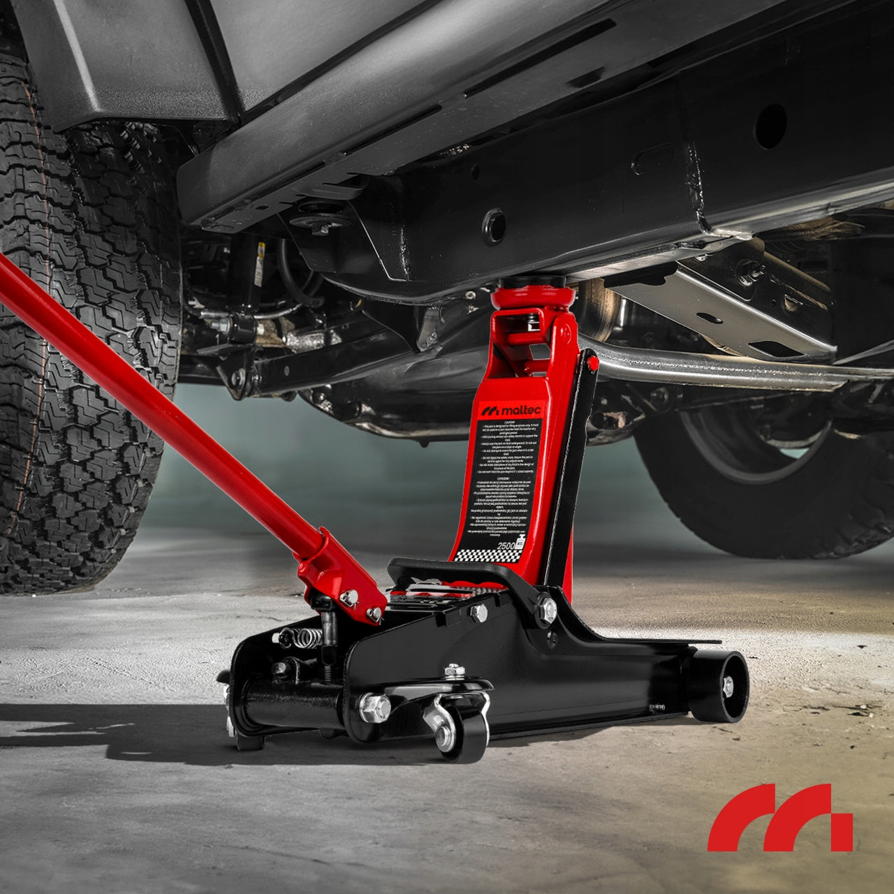 CAR LIFT LEVER FROG LOW PROFILE HYDRAULIC 385mm 2,5T Minimum lifting height 85 mm