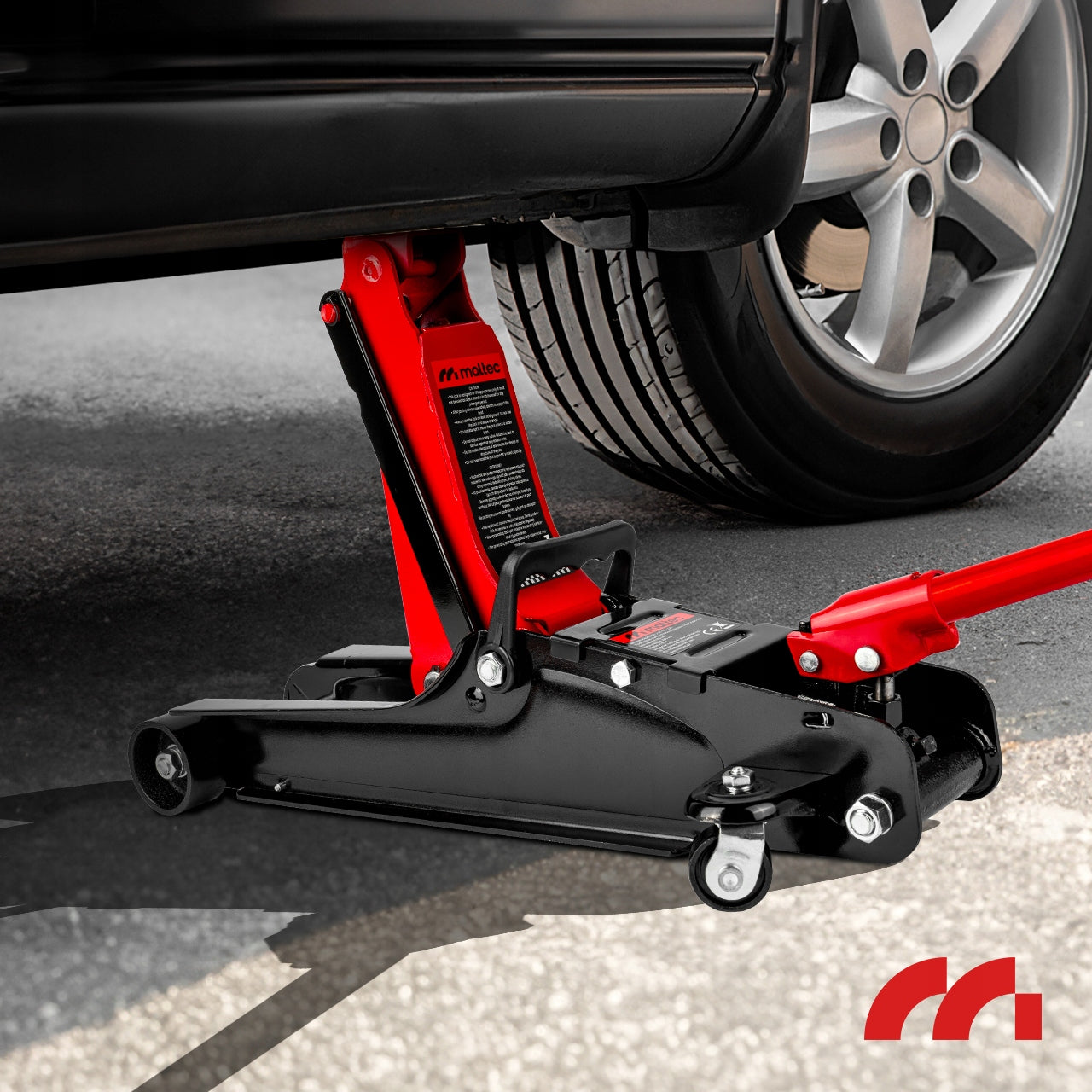 CAR LIFT LEVER FROG LOW PROFILE HYDRAULIC 385mm 2,5T Product weight with unit packaging 13 kg