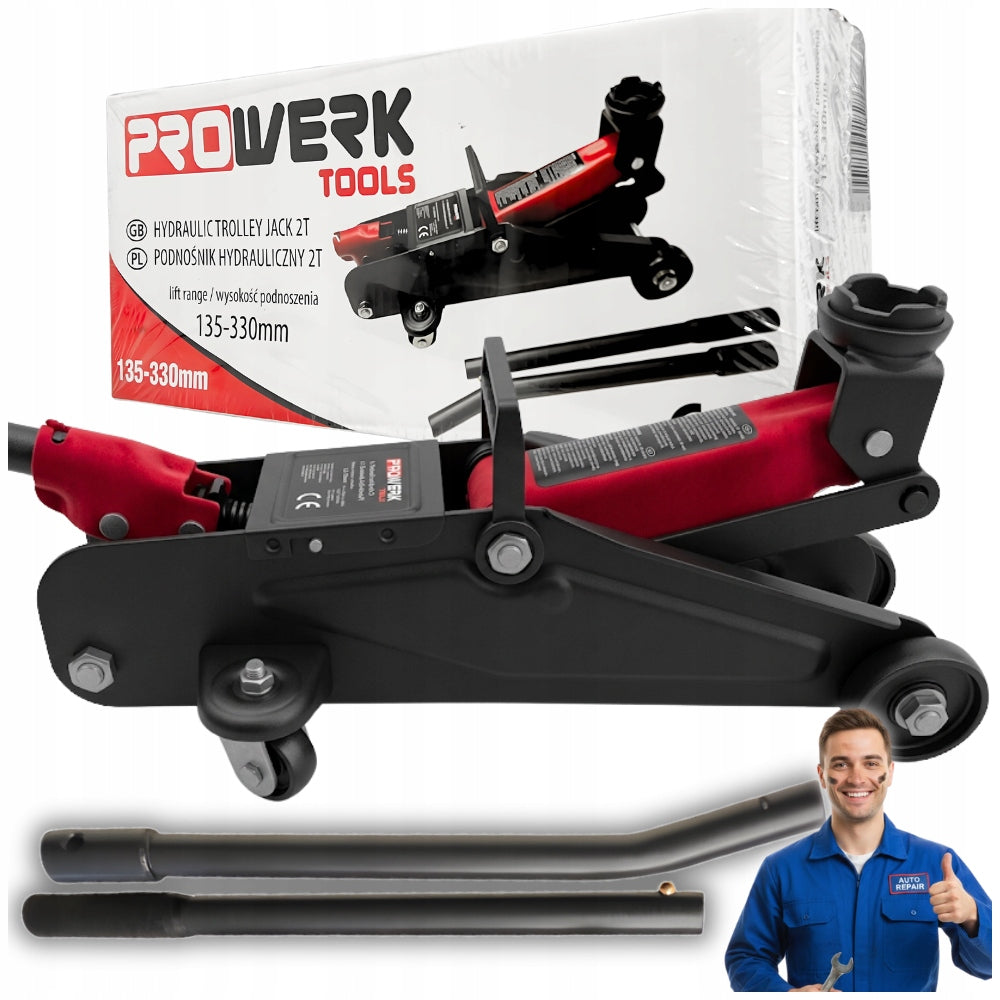 CAR LIFT LOW PROFILE HYDRAULIC 2000KG JACK FROG 2T