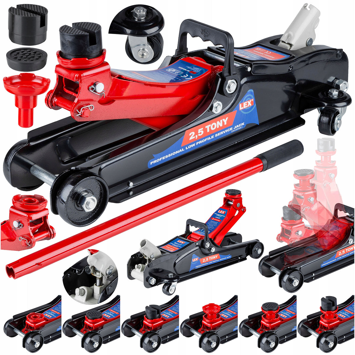 CAR LIFT LOW PROFILE HYDRAULIC JACK FROG POINT 2.5