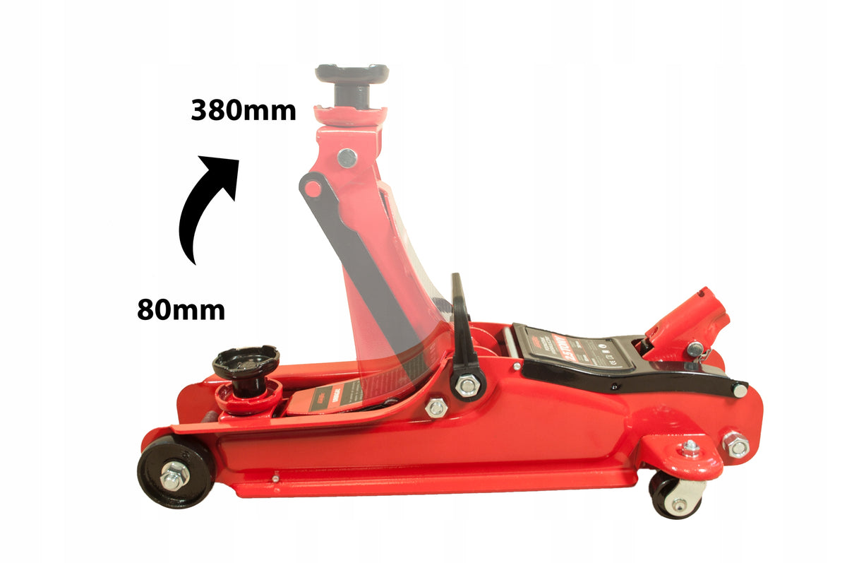 CAR LIFT LOW PROFILE JACK SUITCASE 2.5T 85-380MM EUROTEC Manufacturer code EUPH2.5