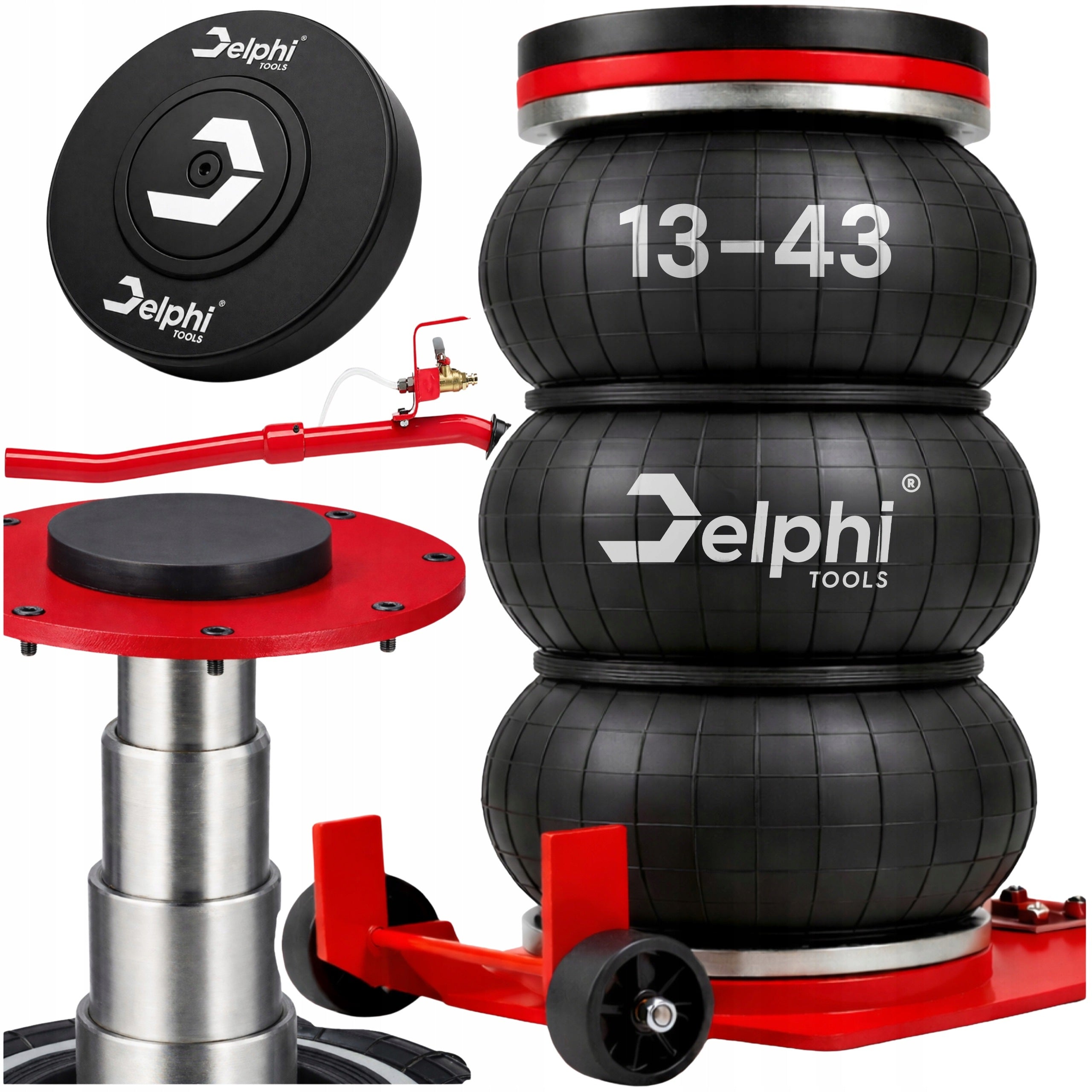 CAR LIFT PNEUMATIC SNOWMAN 13-43 cm 3,5T LEVER CUSHION