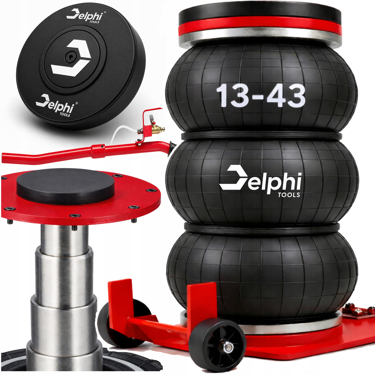 CAR LIFT PNEUMATIC SNOWMAN 13-43 cm 3,5T LEVER CUSHION