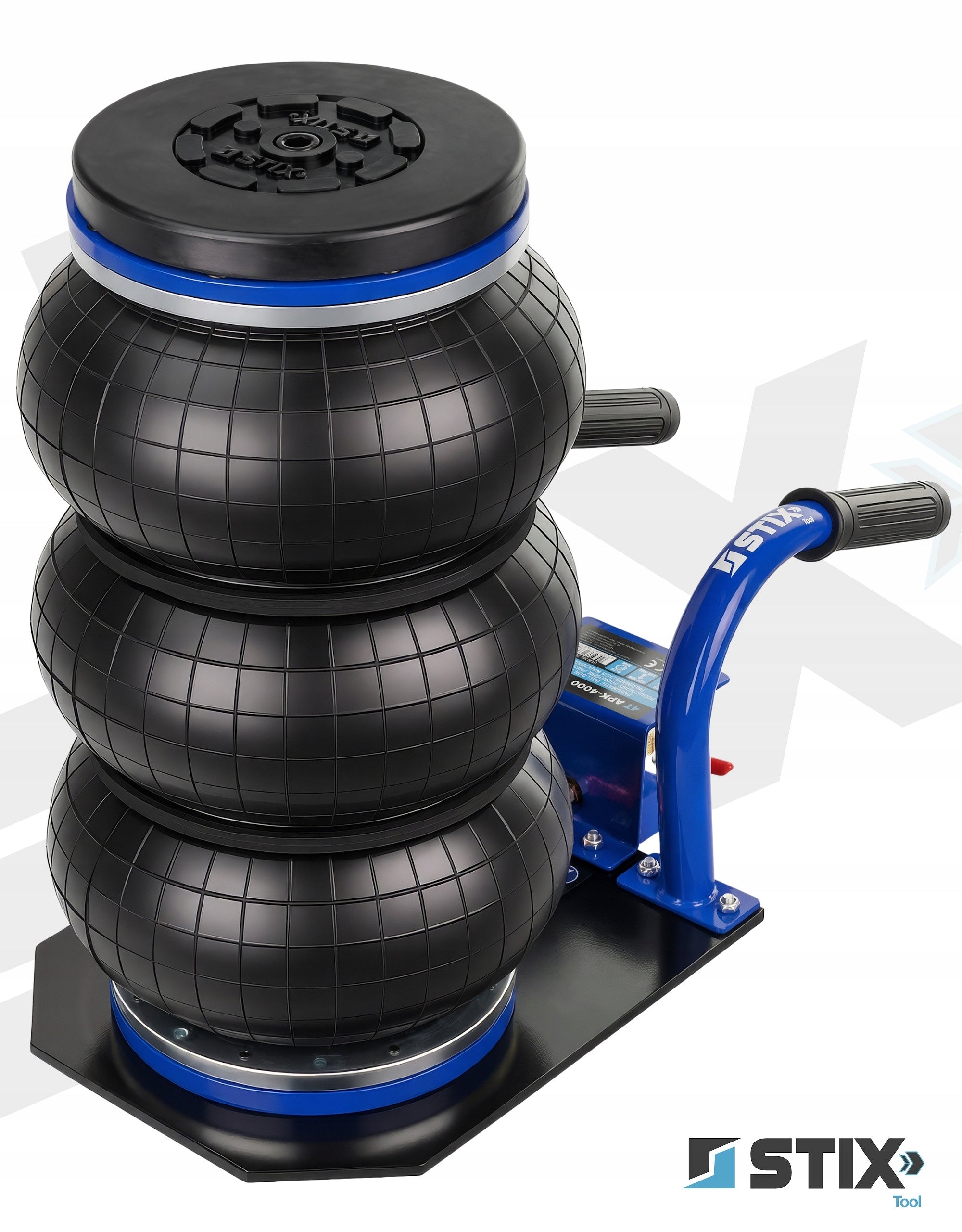 CAR LIFT SNOWMAN PNEUMATIC CHANNEL 13-45 CM 4T CUSHION Brand Stix