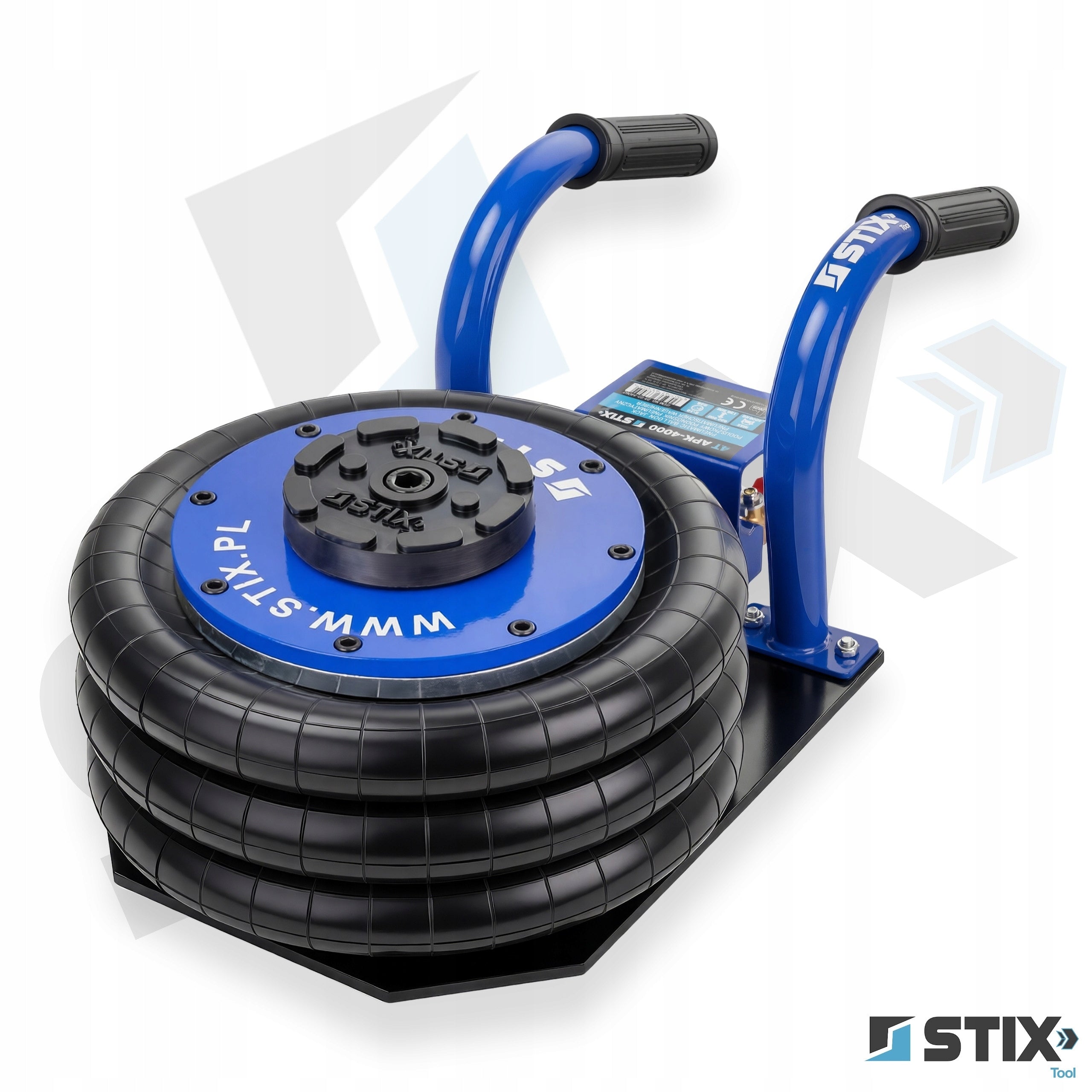 CAR LIFT SNOWMAN PNEUMATIC CHANNEL 13-45 CM 4T CUSHION Minimum lifting height 150 mm