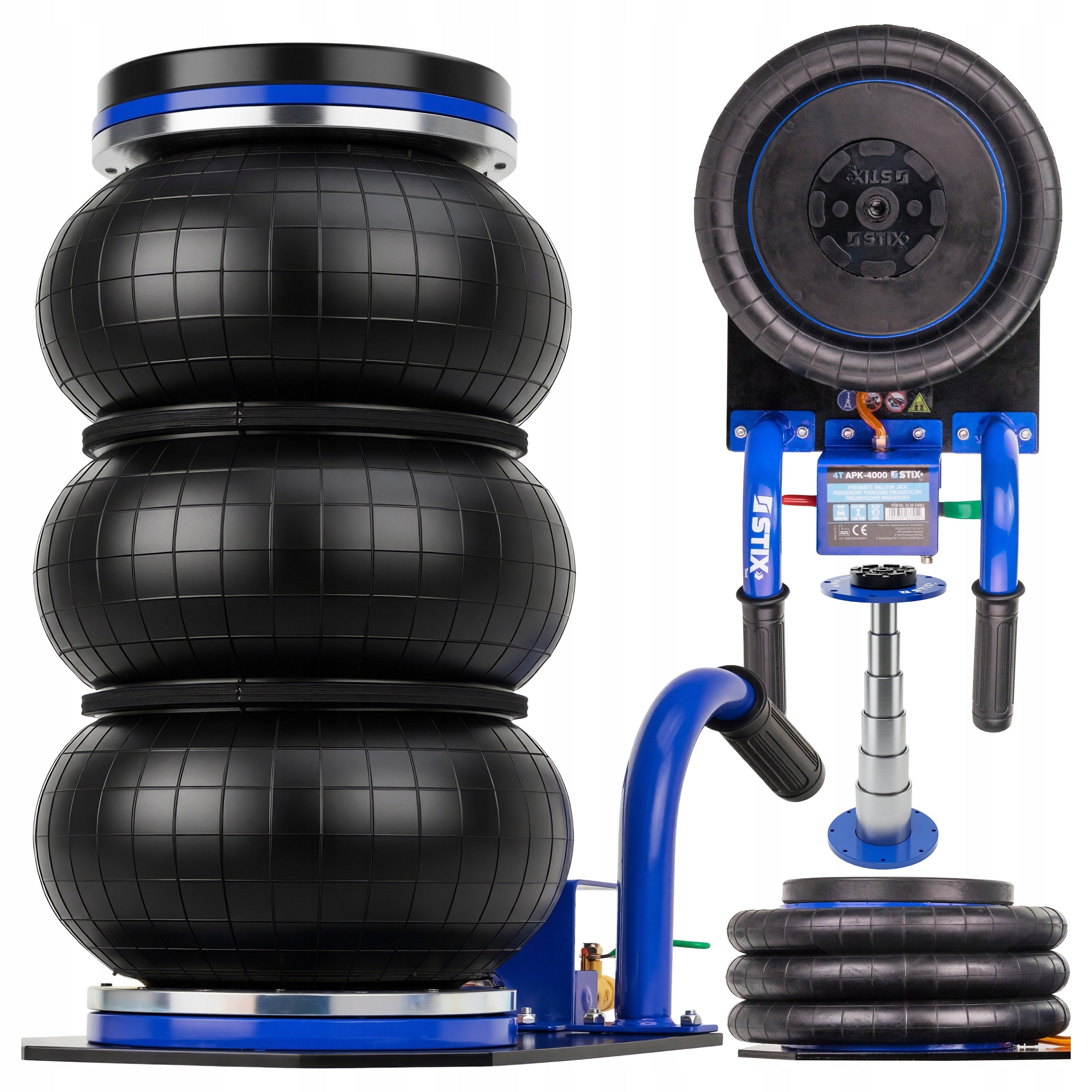 CAR LIFT SNOWMAN PNEUMATIC CHANNEL 13-45 CM 4T CUSHION