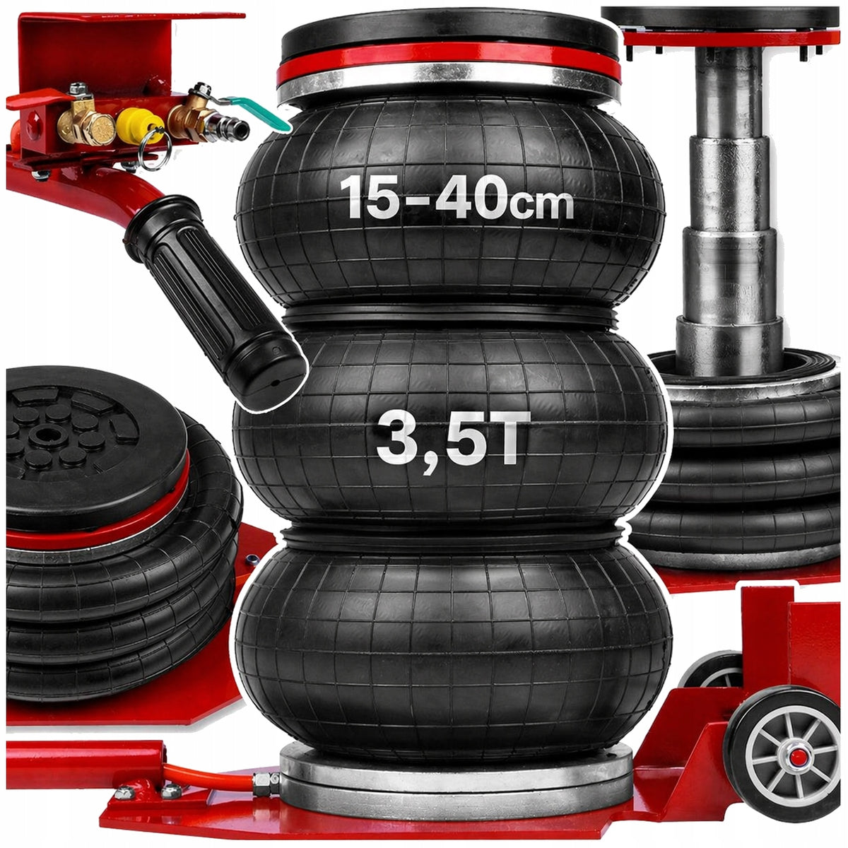 CAR LIFT SNOWMAN PNEUMATIC FROG 3,5T MOBILE CAR CUSHION