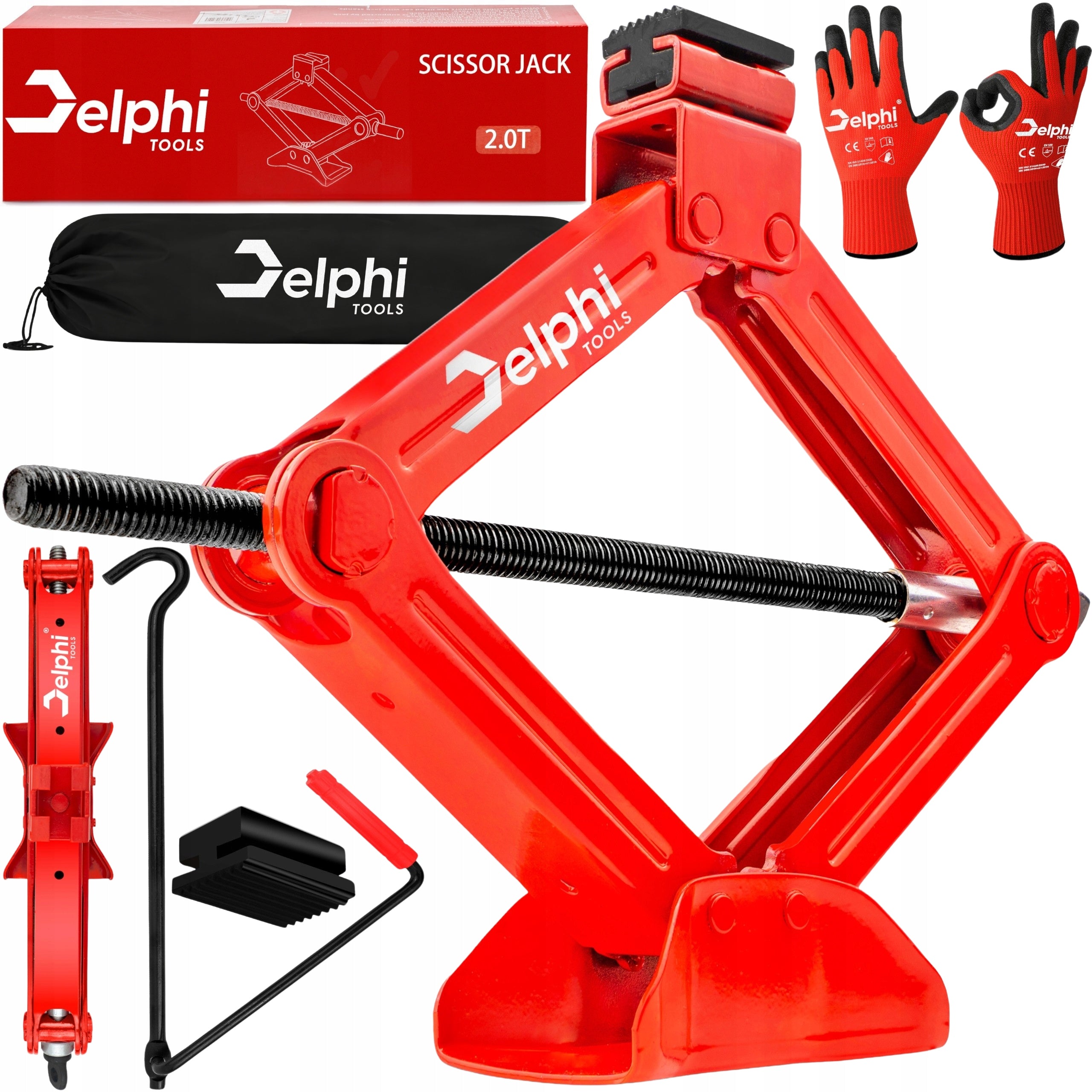 CAR LIFT TRAPEZOIDAL JACK 2T FOR WHEEL CHANGE 2000KG TRAPEZOID