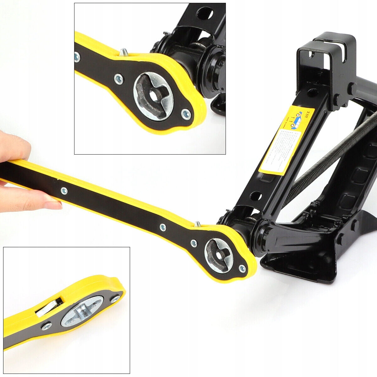 CAR LIFT TRAPEZOIDAL JACK TRAPEZOIDAL 1,5T 100-320 MM KEY
