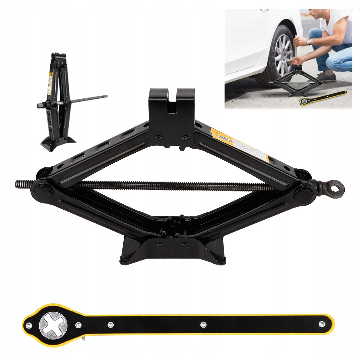 CAR LIFT TRAPEZOIDAL LEVER 2,5t 2500kg Maximum lifting height 400 mm