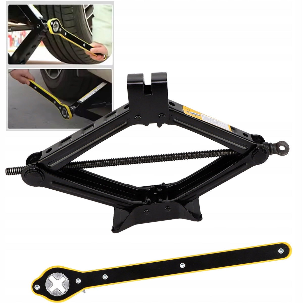 CAR LIFT TRAPEZOIDAL LEVER 2,5t TWO-WAY ELEVATOR 10cm-40cm Product weight with unit packaging 2.194 kg