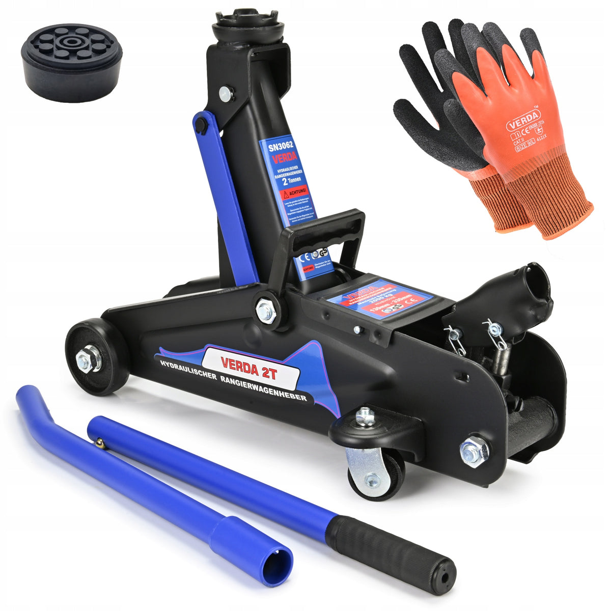 CAR LIFT ZABA LEVER HYDRAULIC FROG 2T 330mm