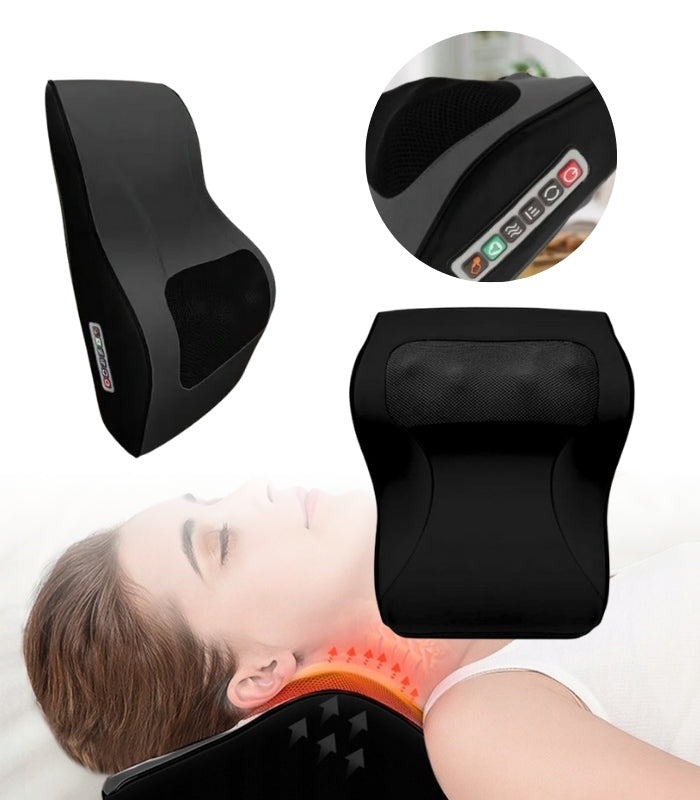 CAR MASSAGER BLACK 3 DEGREES OF MASSAGE ADJUSTMENT ELECTRIC MASSAGER