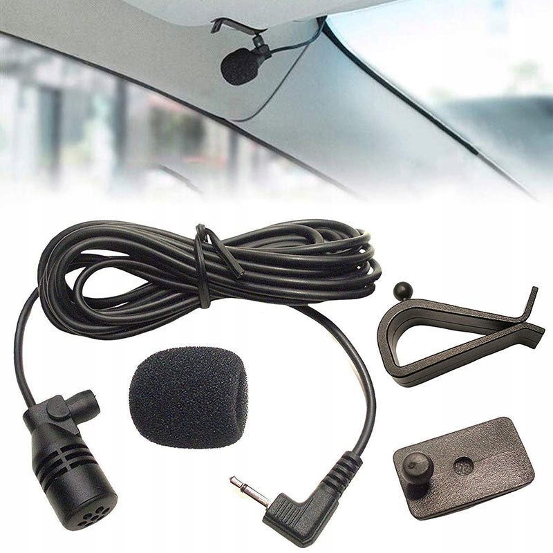 CAR MICROPHONE FOR RADIO WITH CLIP 3 METERS JACK 3,5MM Manufacturer code AUF250924