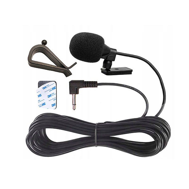 CAR MICROPHONE FOR RADIO WITH CLIP 3 METERS JACK 3,5MM