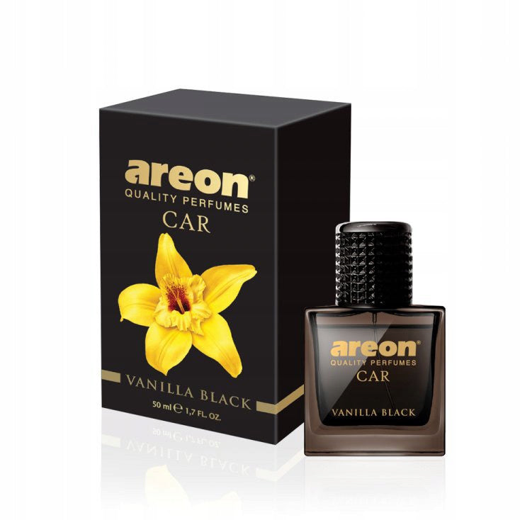 CAR PERFUME CAR FRAGRANCE AREON CAR PERFUMES 50 ml VANILLA BLACK EAN (GTIN) 3800034982221