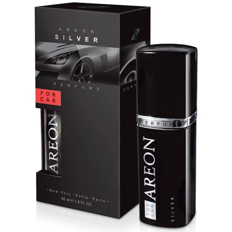 CAR PERFUME SCENT FOR CAR AREON CAR PERFUMES 50ml SILVER