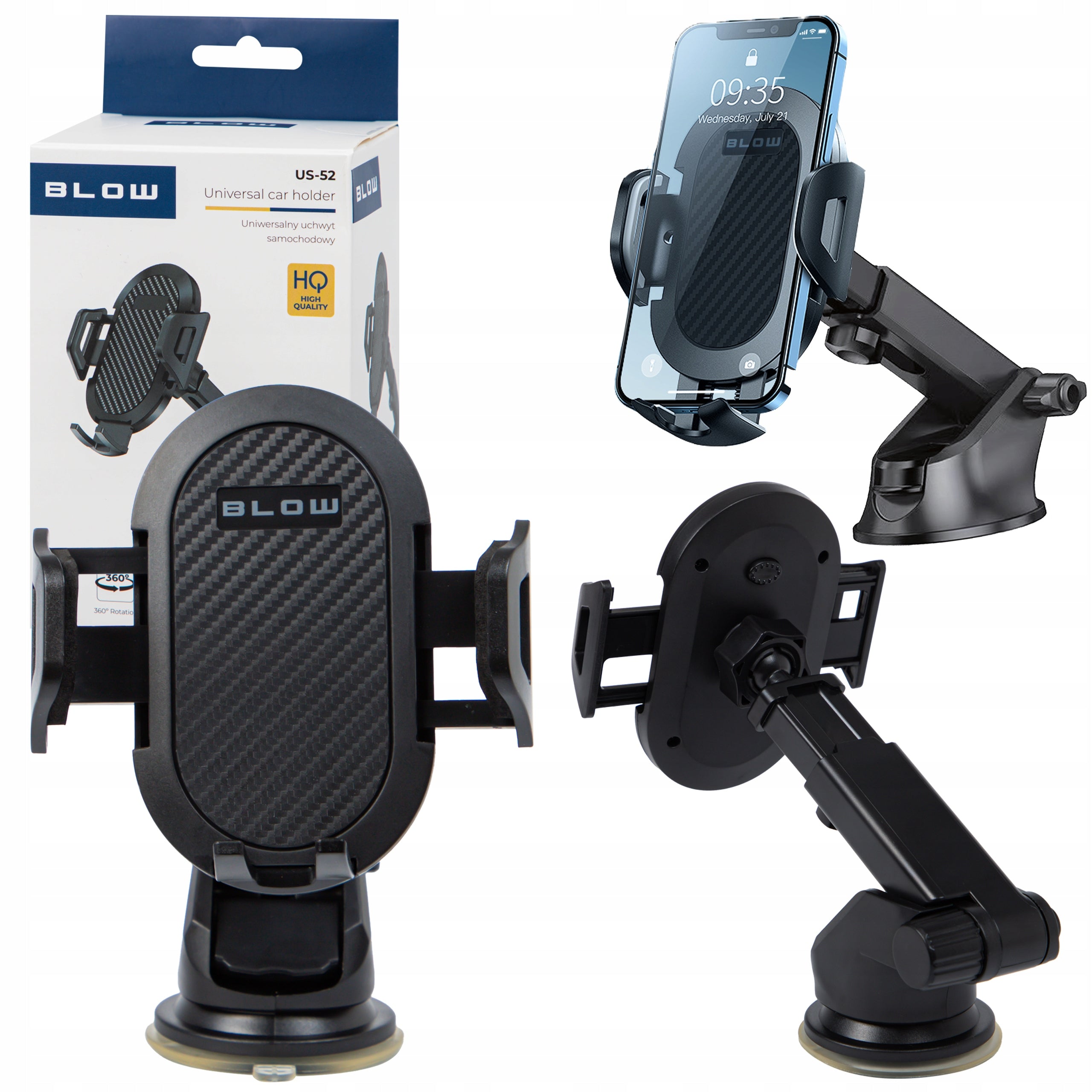 CAR PHONE HOLDER FOR WINDOW BOARD COCKPIT FOLDING HOLDER