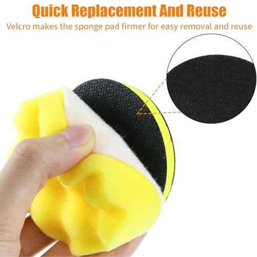 CAR POLISHING KIT 23 ELEMENTS SPONGE STEEL ADAPTERS Manufacturer code SWC5908151057001