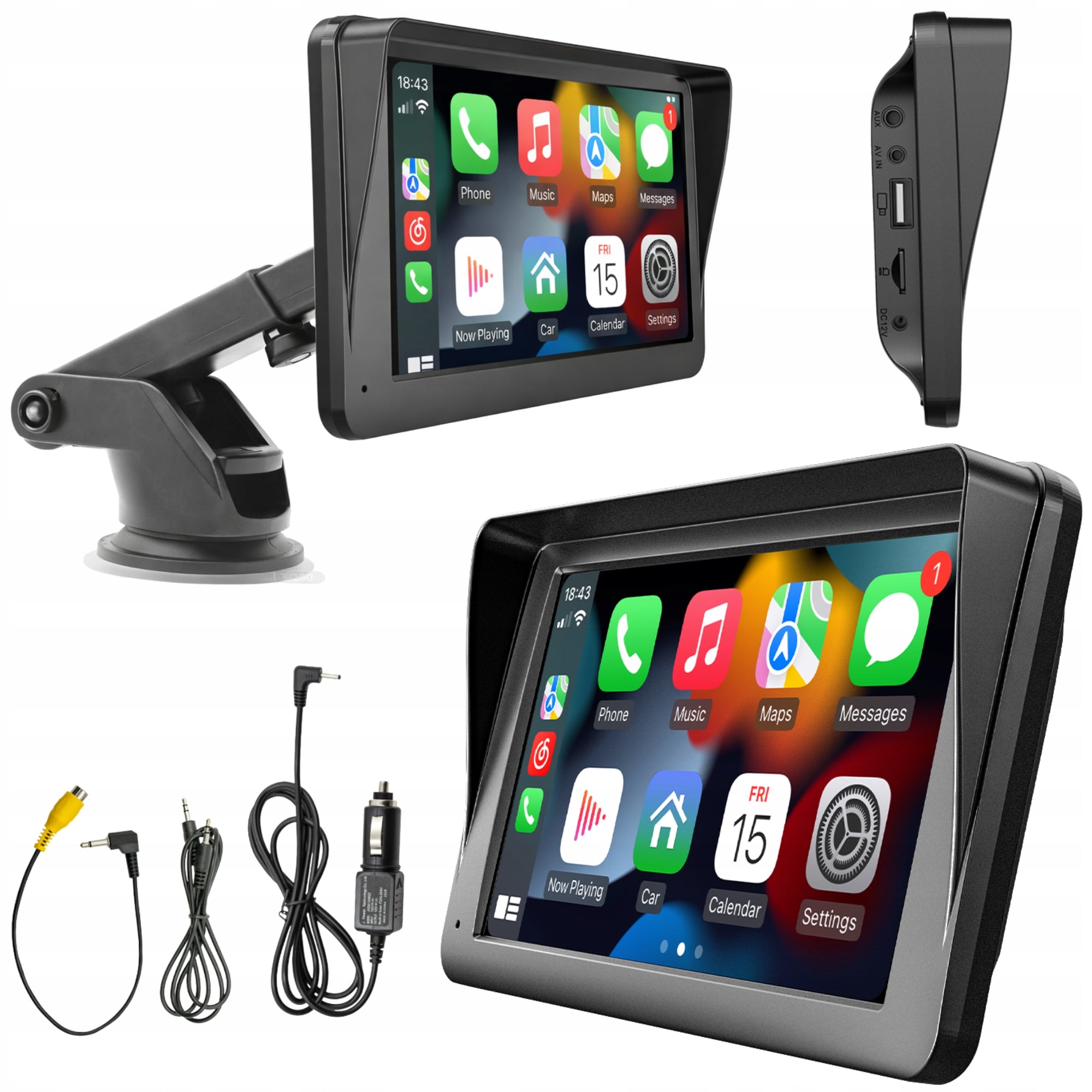 CAR RADIO ANDROID AUTO 7 INCH CARPLAY APPLE VIDEO CAR PLAY