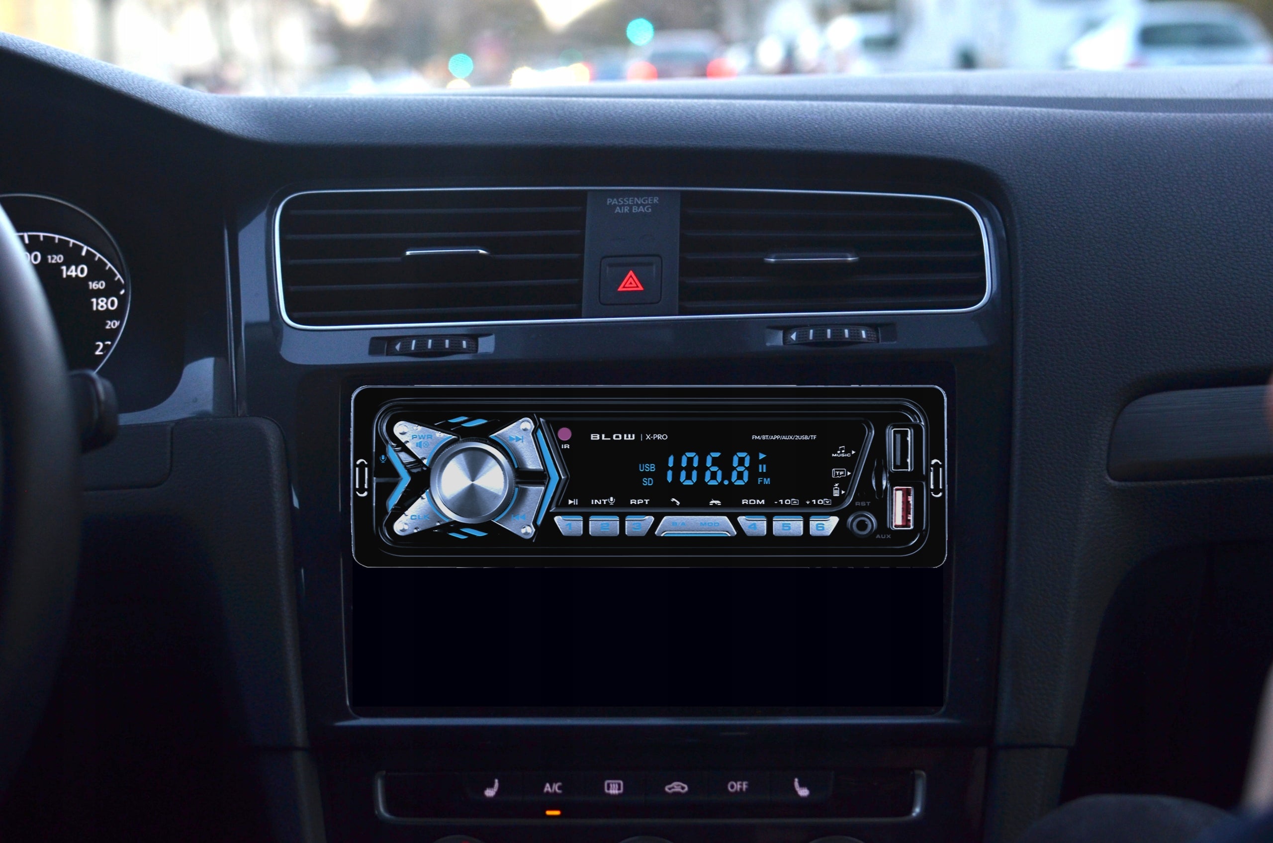 CAR RADIO BLUETOOTH 1-DIN USB AUX SD MICROPHONE REMOTE CONTROL BATTERY EAN (GTIN) 5900804126188