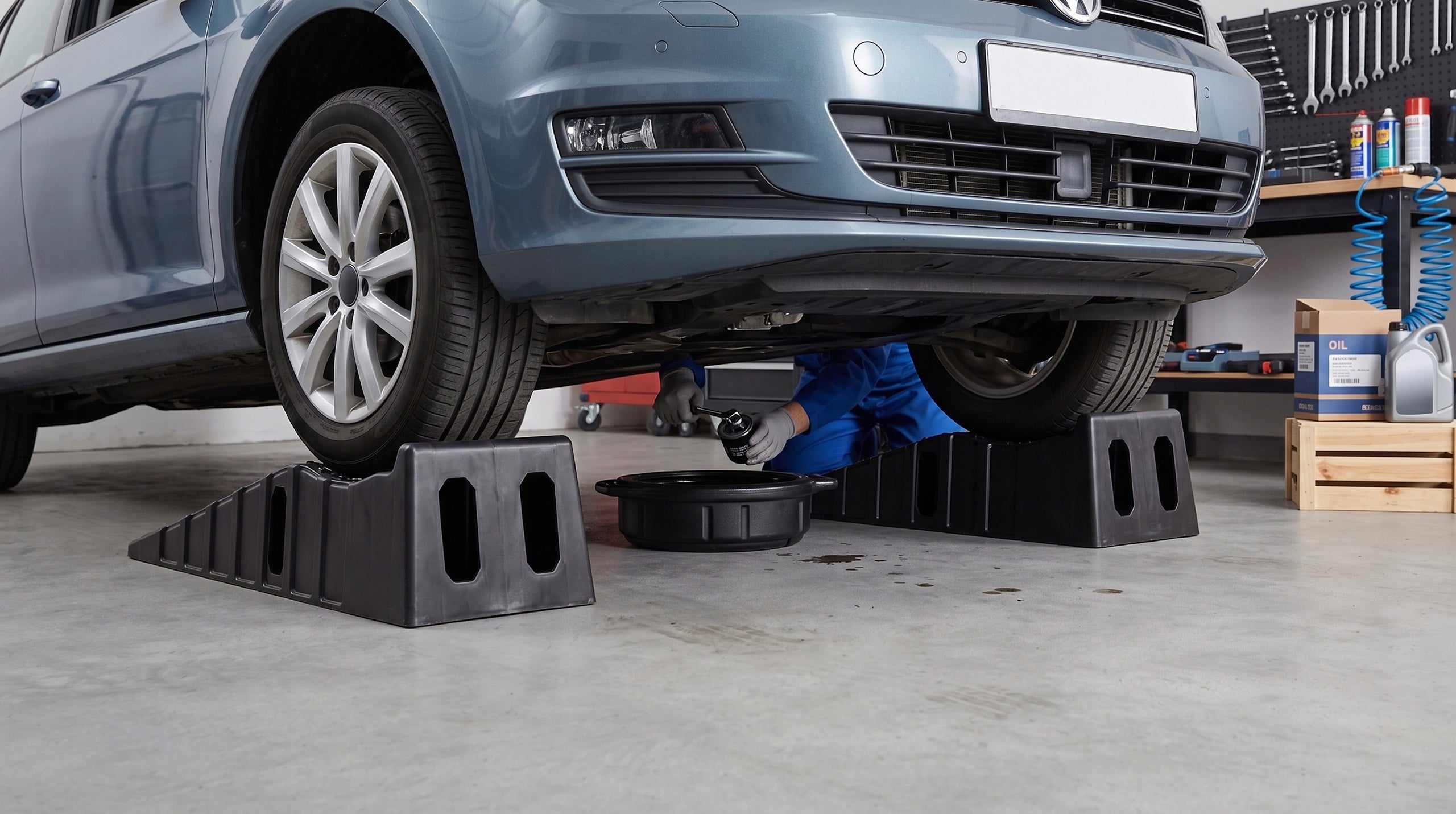 CAR RAIDS 2 PIECES RAMP DRIVEWAY RAMP RAID SET 5TON Brand Gockowiak