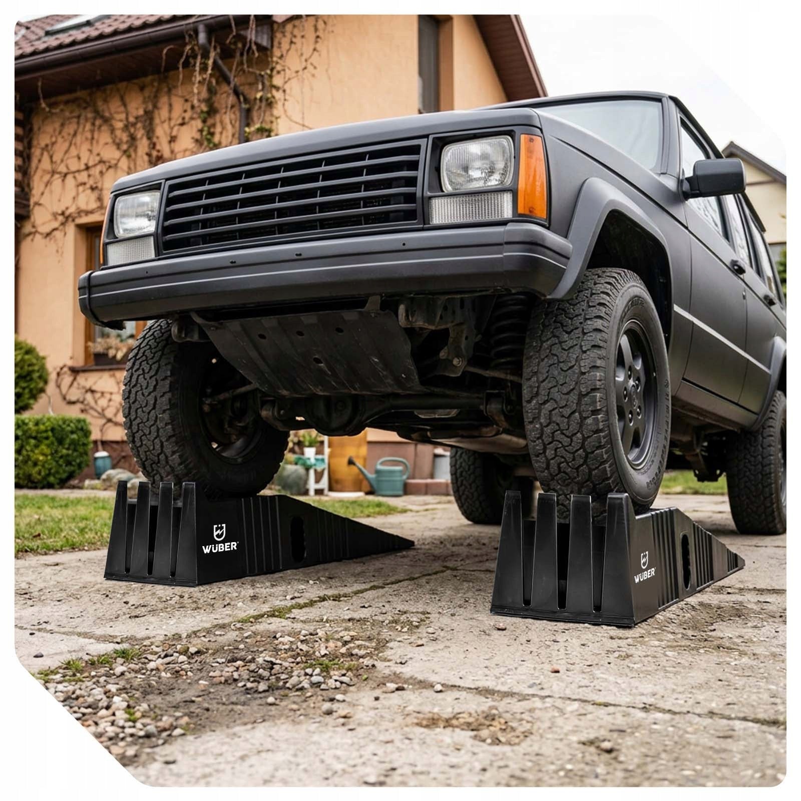 CAR RAIDS 8T WORKSHOP RAMPS CAR RAID DRIVEWAYS STRONG Manufacturer code W95003 NAJAZDY SAMOCHODOWE 8T ANTYPOŚLIZGOWE