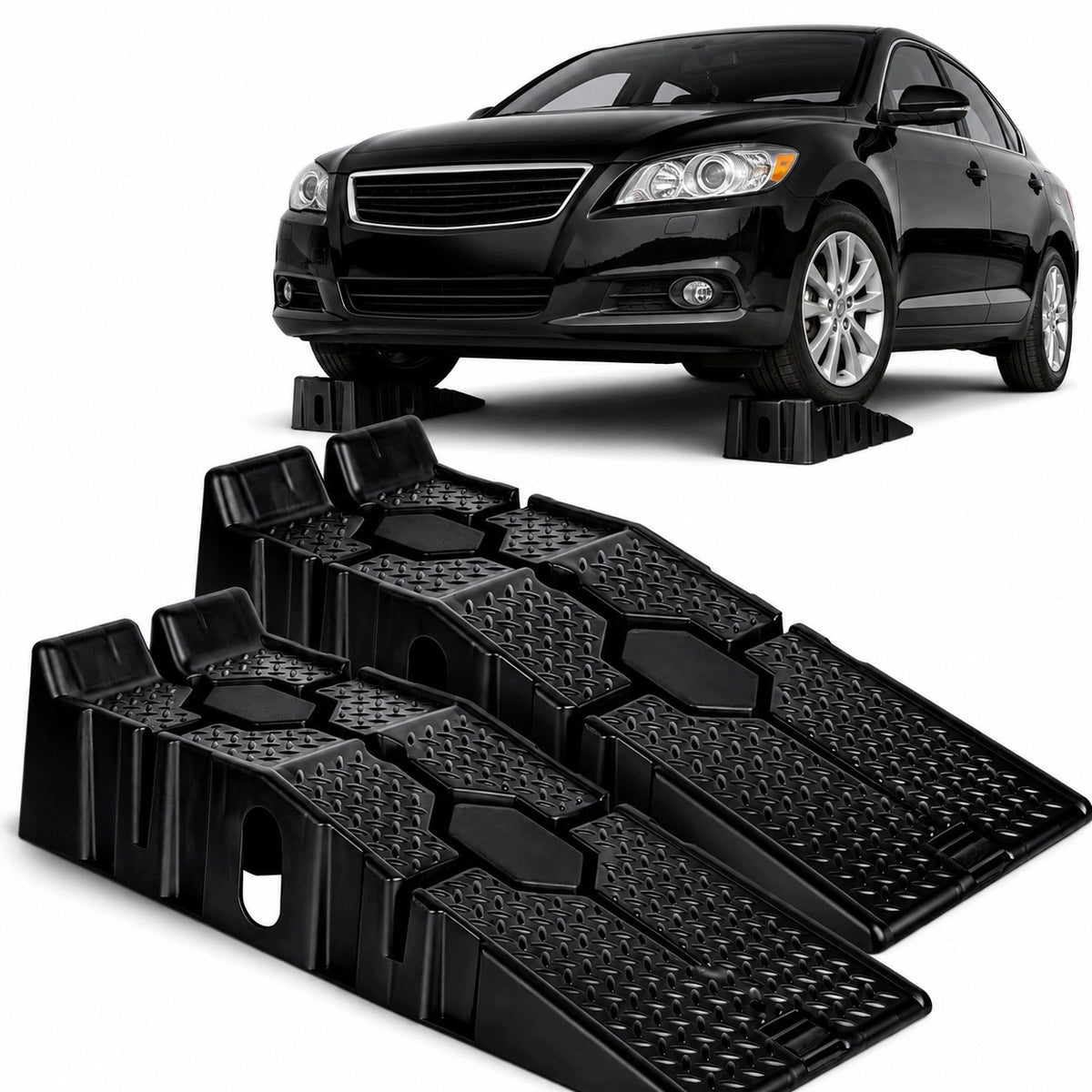 CAR RAIDS DRIVEWAYS Car Ramp Workshop Wide 2PCS 3T