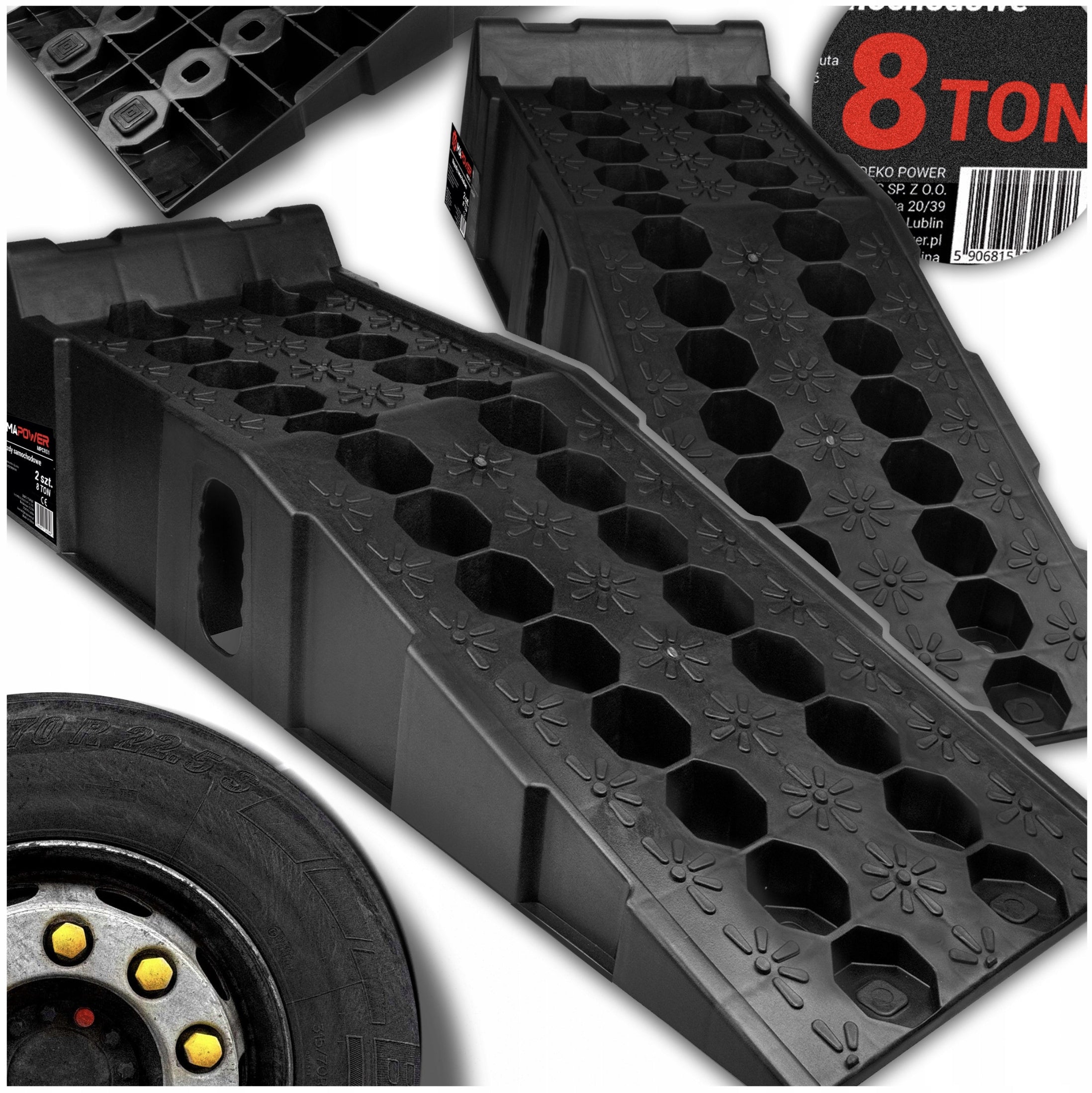 CAR RAIDS WORKSHOP MAPOWER 8 TONS NON-SLIP STRONG SOLID Manufacturer code MPCR01
