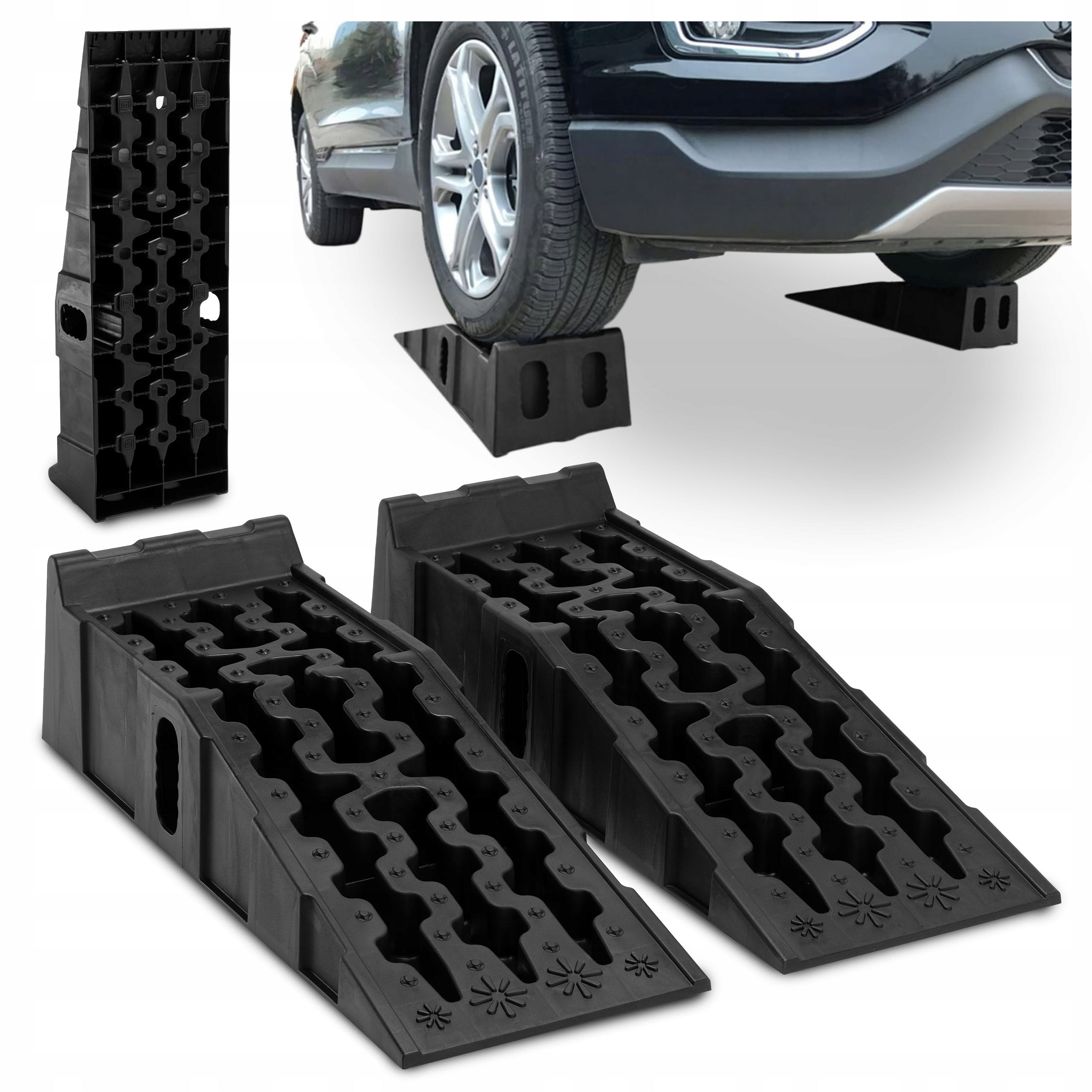 CAR RAMP WORKSHOP RAMP DRIVEWAY AUTOFIX SET OF TWO ELEMENTS Brand Gockowiak