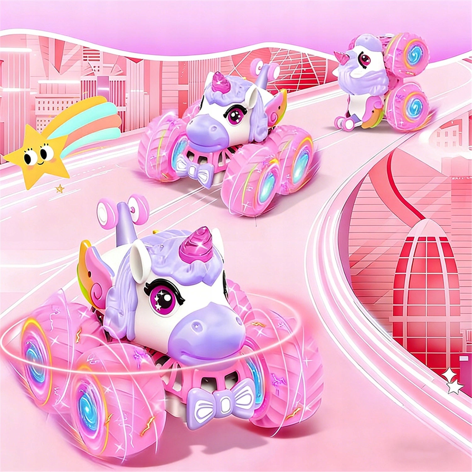 CAR RC WITH 3 MUSIC LIGHTING MODES IDEAL GIFT FOR GIRLS Manufacturer code 90016TY2272