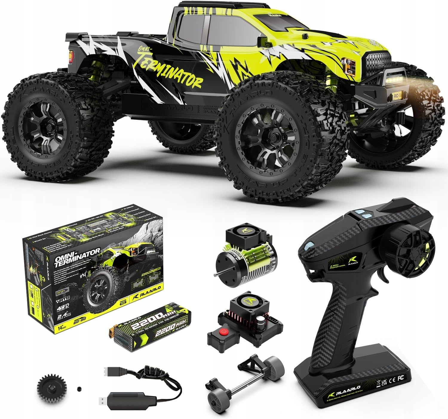 CAR REMOTE CONTROLLED 388W OFF-ROAD 4WD BRUSHLESS AUTO RC