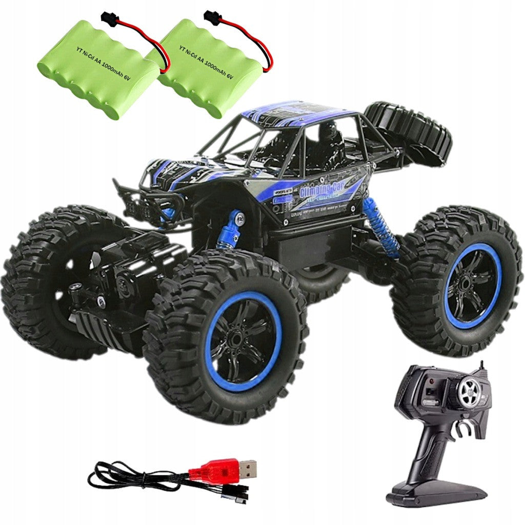 CAR REMOTE CONTROLLED 4X4 MONSTER TRUCK AUTO OFF-ROAD RC 2aku GIFT