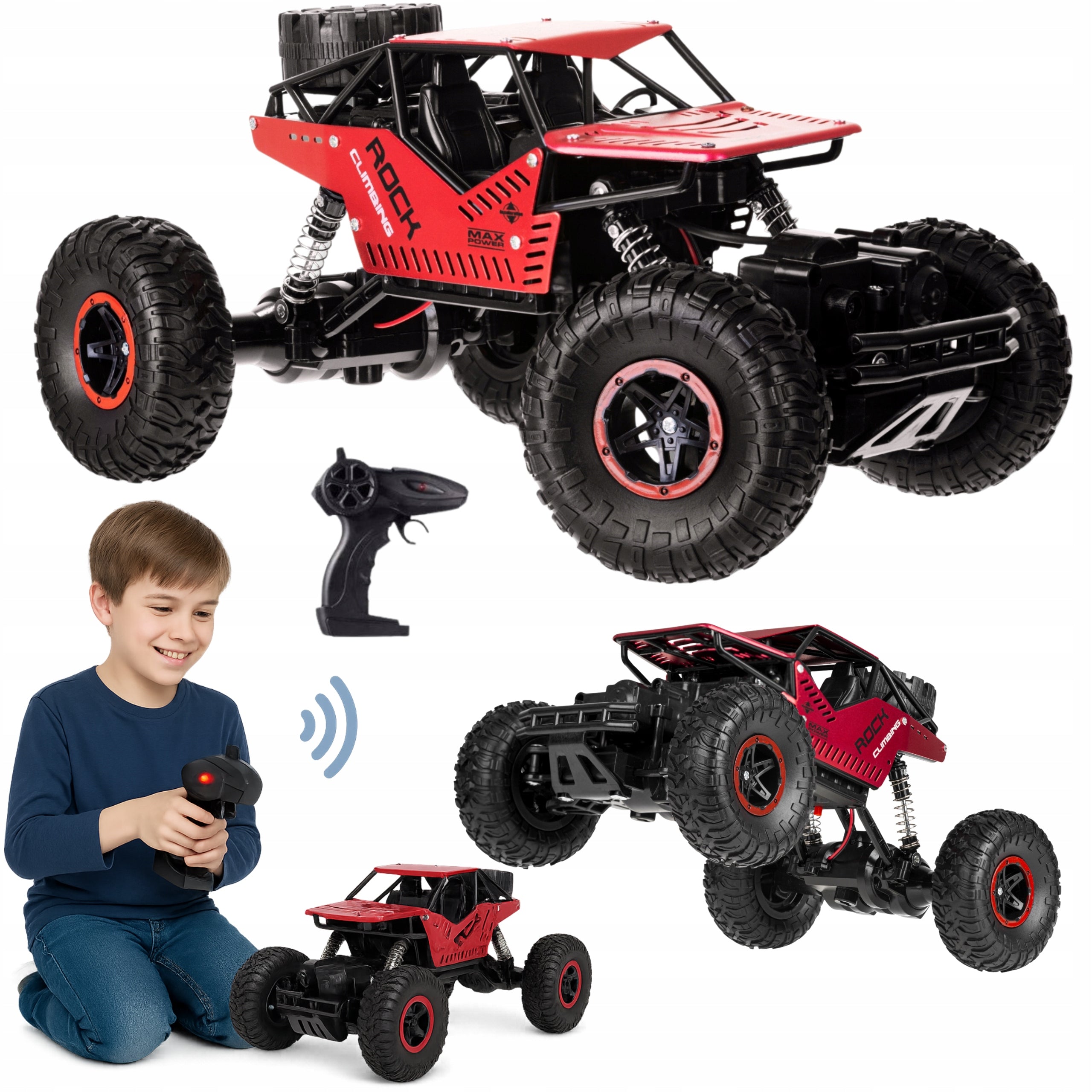 CAR REMOTE CONTROLLED 4x4 OFF-ROAD METAL OFF ROAD MONSTER TRUCK
