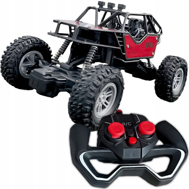 CAR REMOTE CONTROLLED AUTO RC FOR CHILDREN OFF-ROAD + 2 BATTERIES LARGE Manufacturer code SAMOCHÓD ZDALNIE STEROWANY AUTO RC KRUMAD