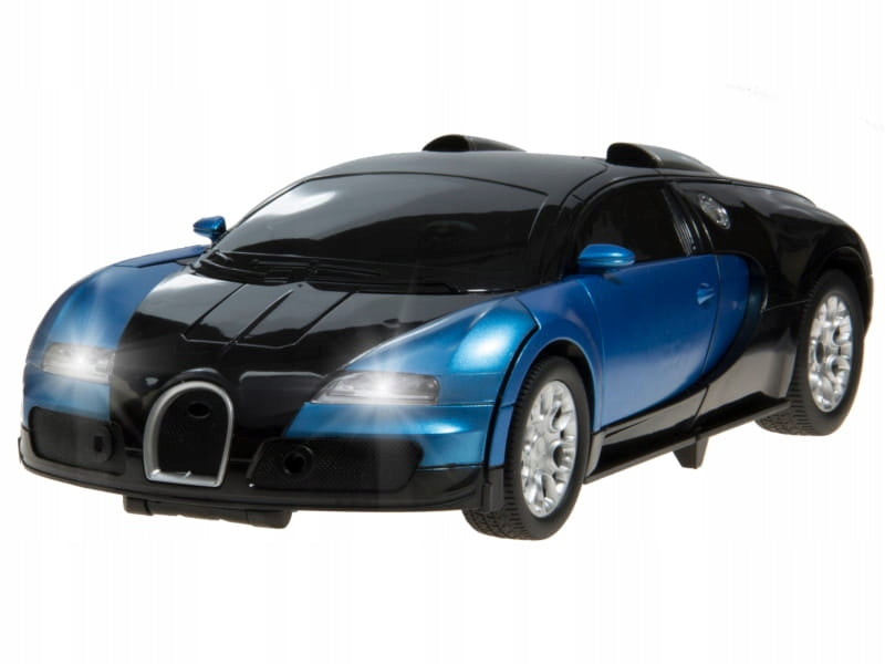 CAR REMOTE CONTROLLED AUTO RC ROBOT TRANSFORMATION Bugatti PILOT Manufacturer code 377