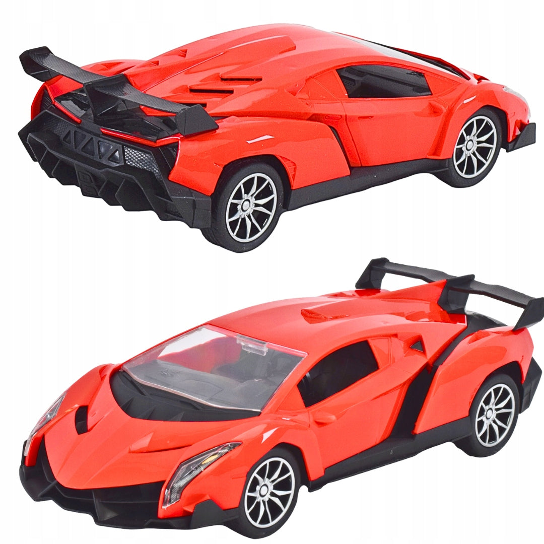 CAR REMOTE CONTROLLED Auto RC STEERING WHEEL 1:16 Red Manufacturer code SAMOCHÓD ZDALNIE STEROWANY KIEROWNICĄ