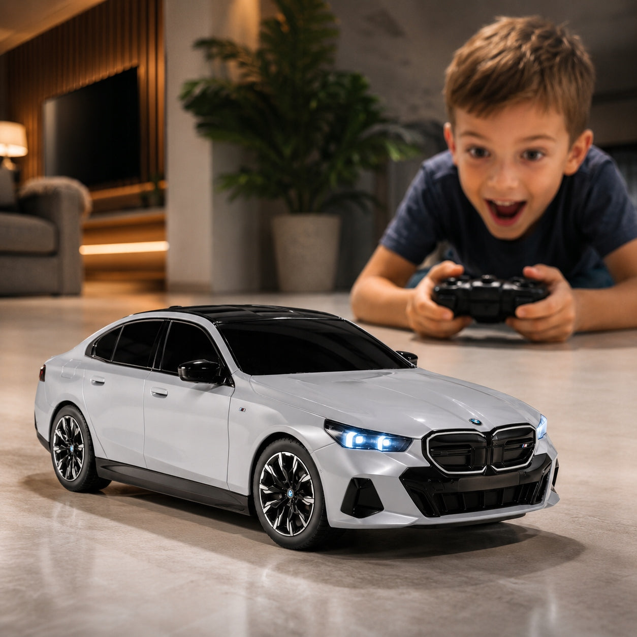 CAR REMOTE CONTROLLED CAR RC FOR REMOTE CONTROL BMW I5 GIFT FOR CHILDREN Packaging status original