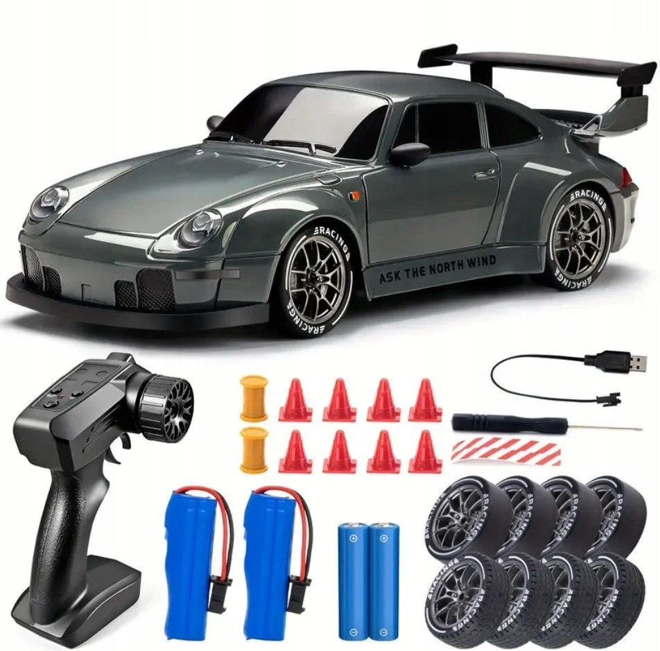 CAR REMOTE CONTROLLED DRIVE 4X4 LED FOAM WHEELS DRIFT DRIFTOR