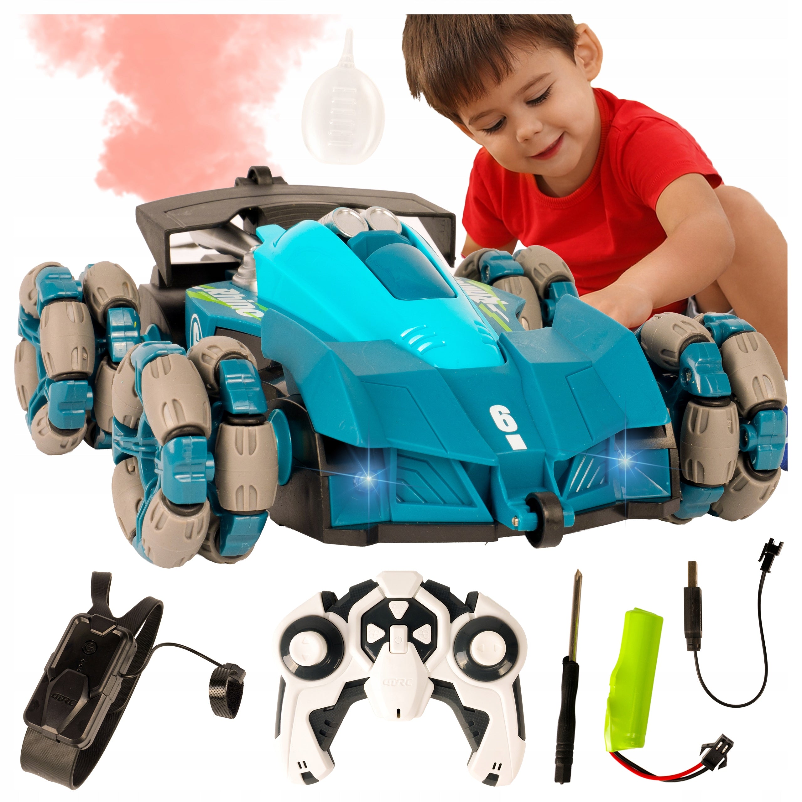 CAR REMOTE CONTROLLED GESTURE REMOTE CONTROL SOUND LED GIFT FOR BOY