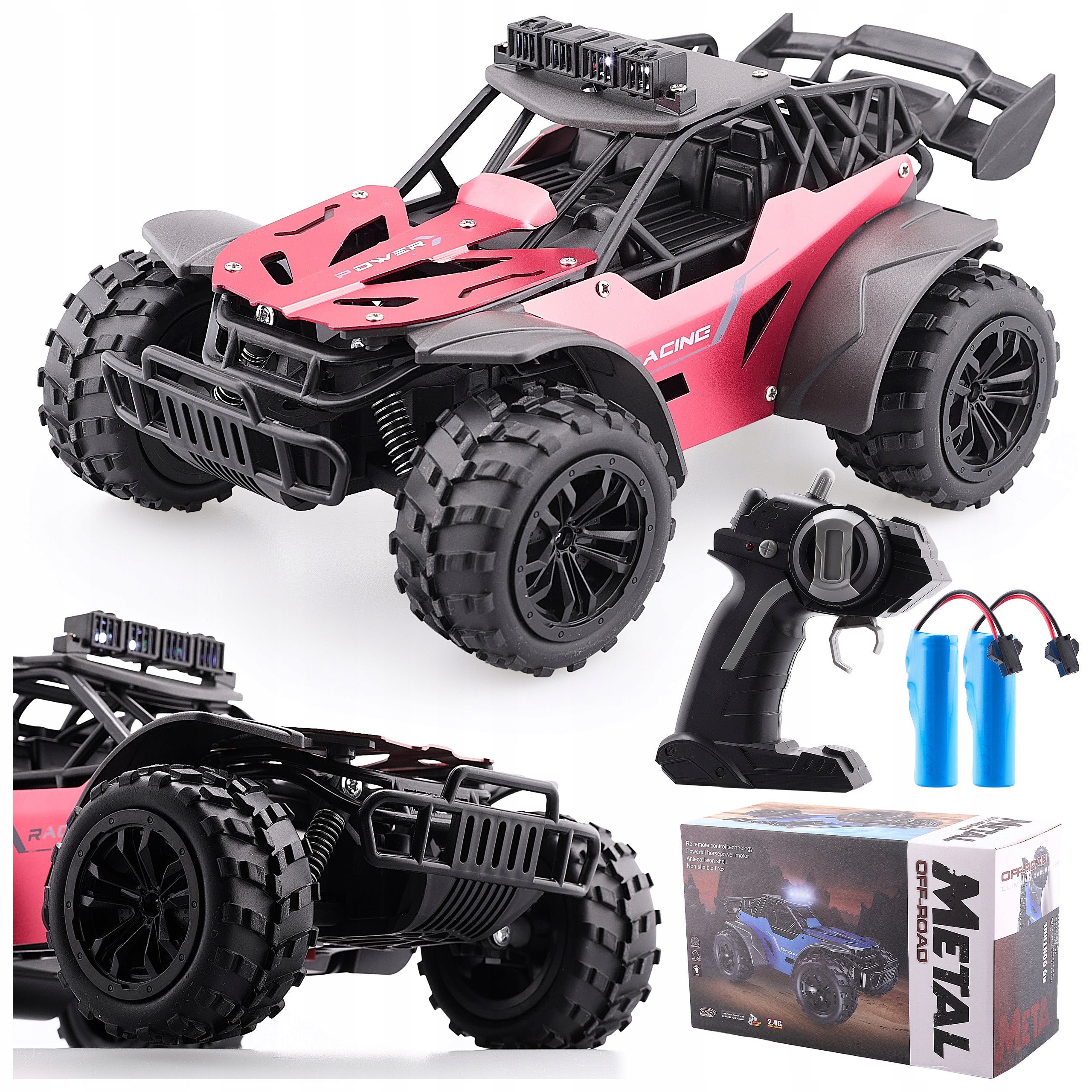 CAR REMOTE CONTROLLED METAL RC REMOTE CONTROL 20km/h TWO SPEEDS